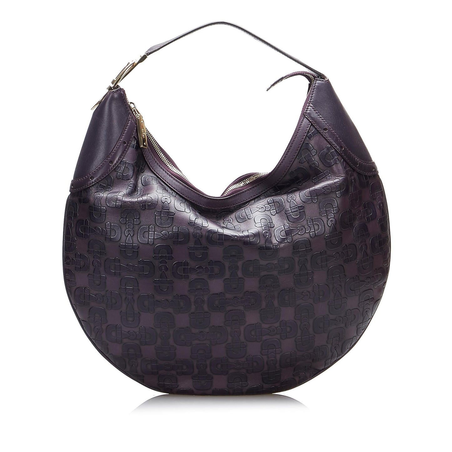 Gucci Horsebit Glam SHG-xomdRL Calf Black Shoulder Bag