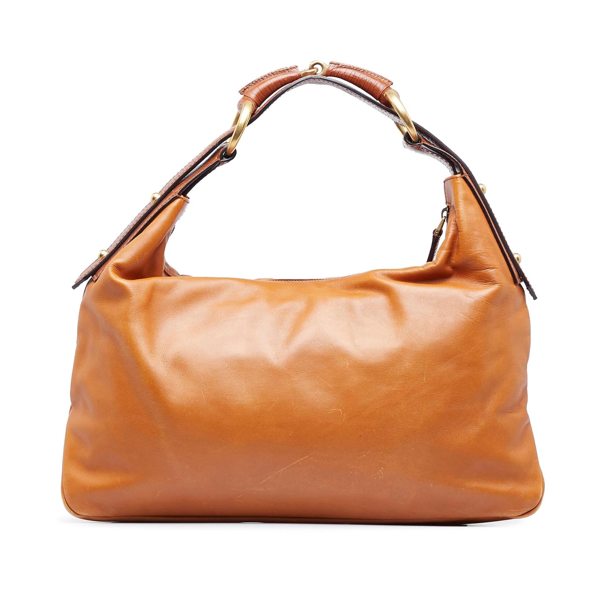 Gucci Horsebit SHG-XkHk4M Calf Brown Shoulder Bag