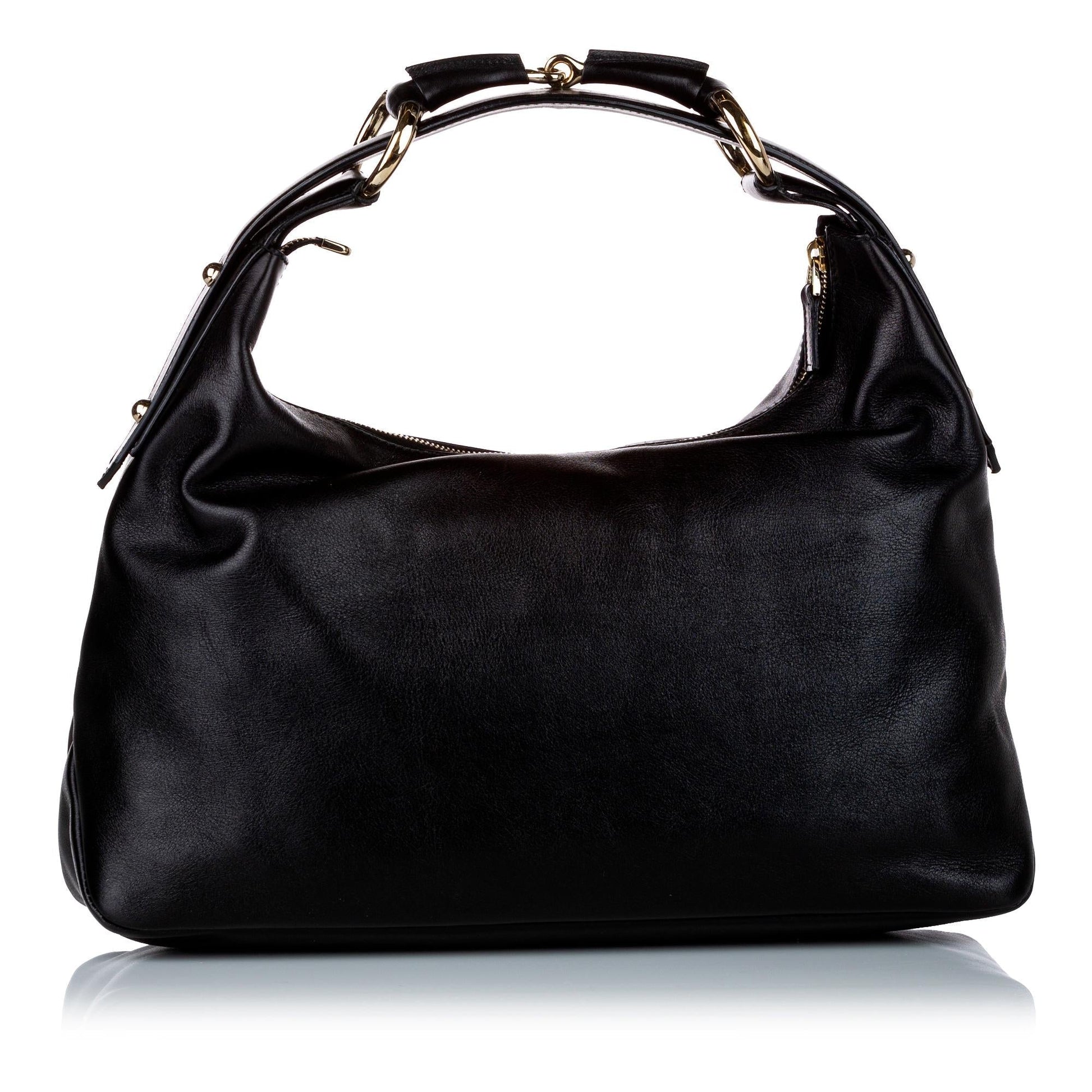 Gucci Horsebit SHG Leather Calf Black Shoulder Bag 3