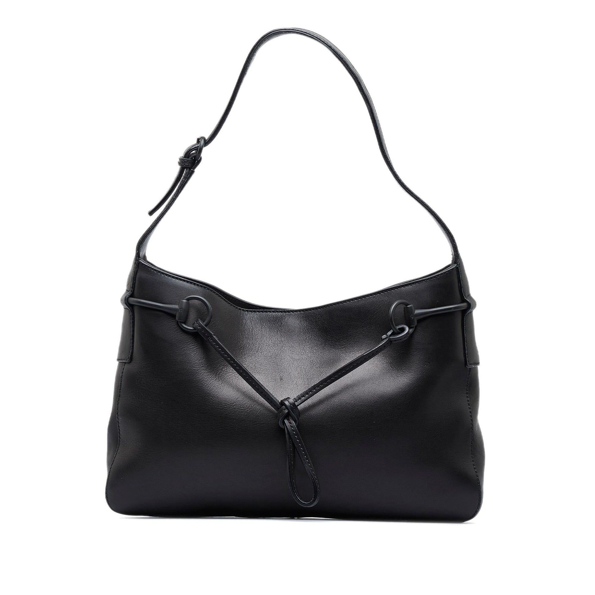 Gucci Horsebit SHG-aygPSt Calf Black Shoulder Bag