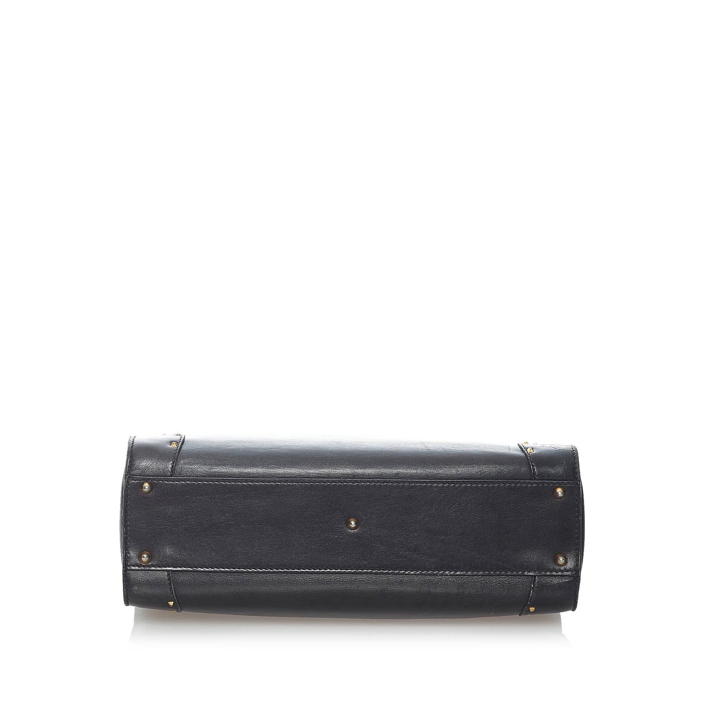 Gucci Horseshoe Leather Tote Bag (SHG-31243)