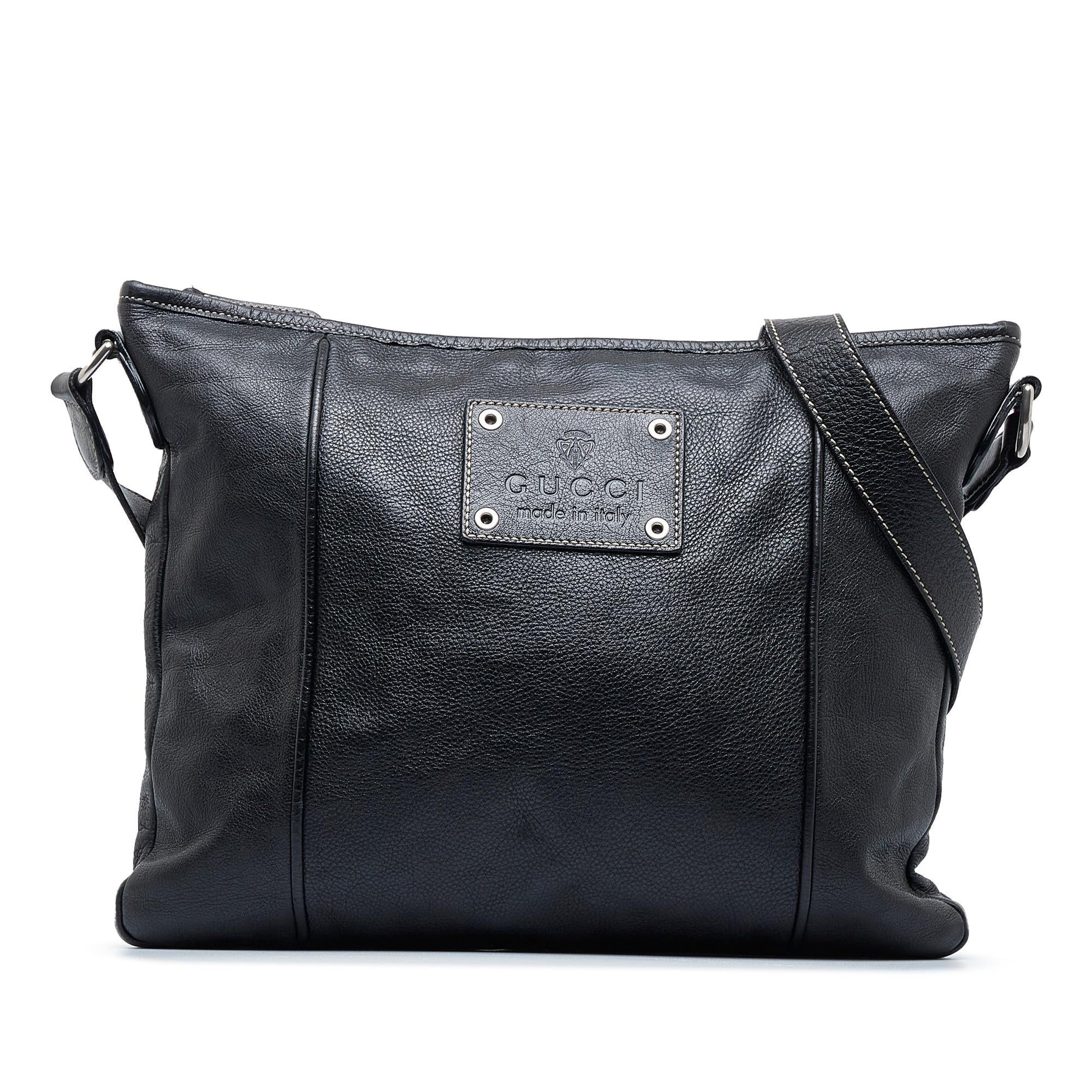 Gucci Hysteria SHG-svULej Calf Black Crossbody Bag
