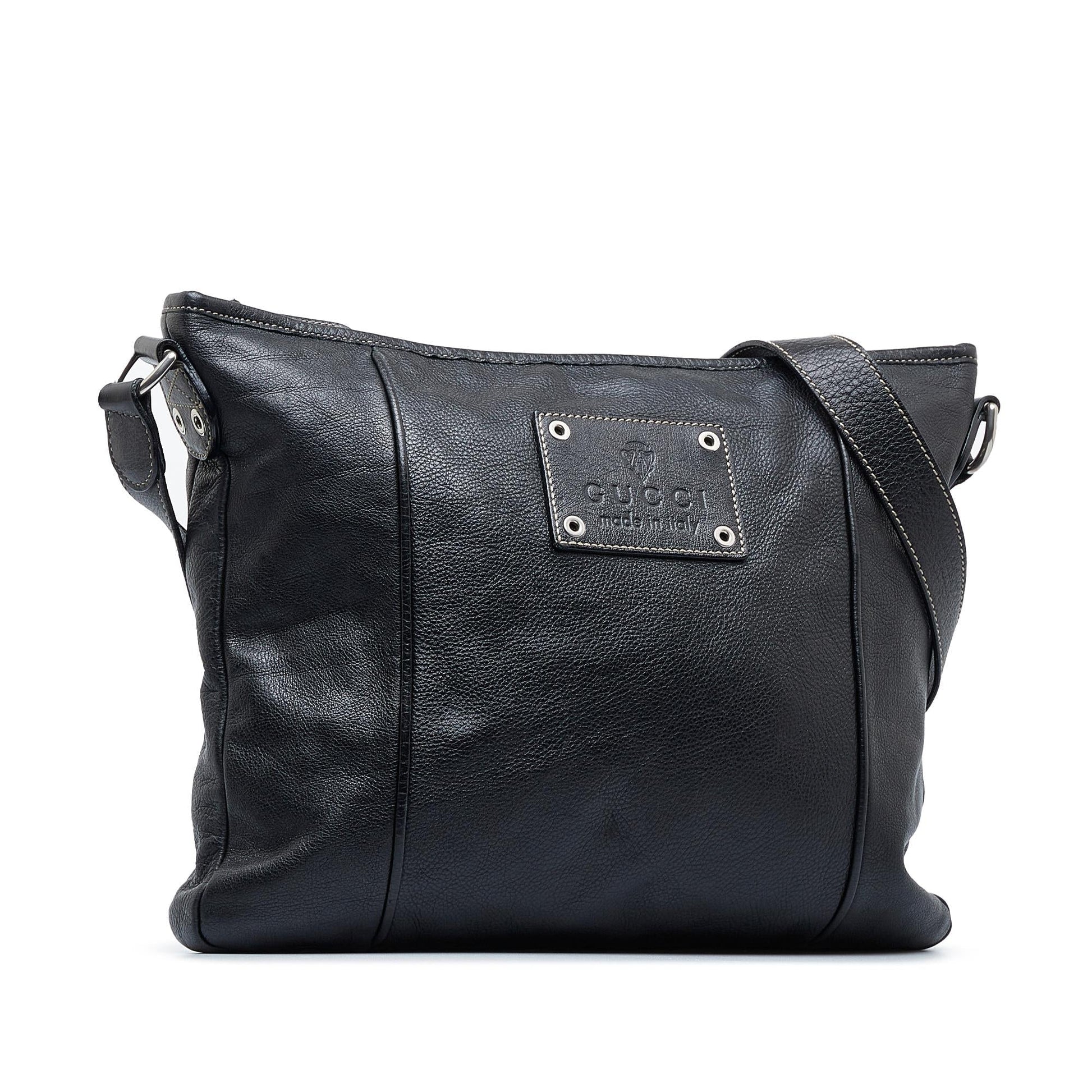 Gucci Hysteria SHG-svULej Calf Black Crossbody Bag