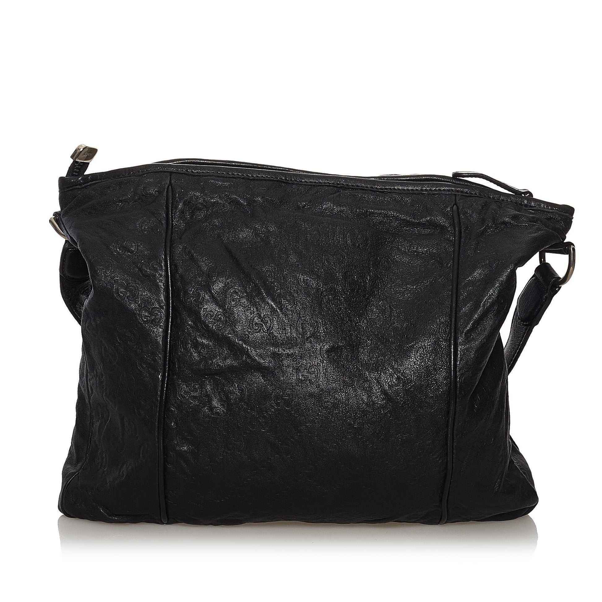 Gucci Hysteria SHG Leather Calf Black Crossbody Bag