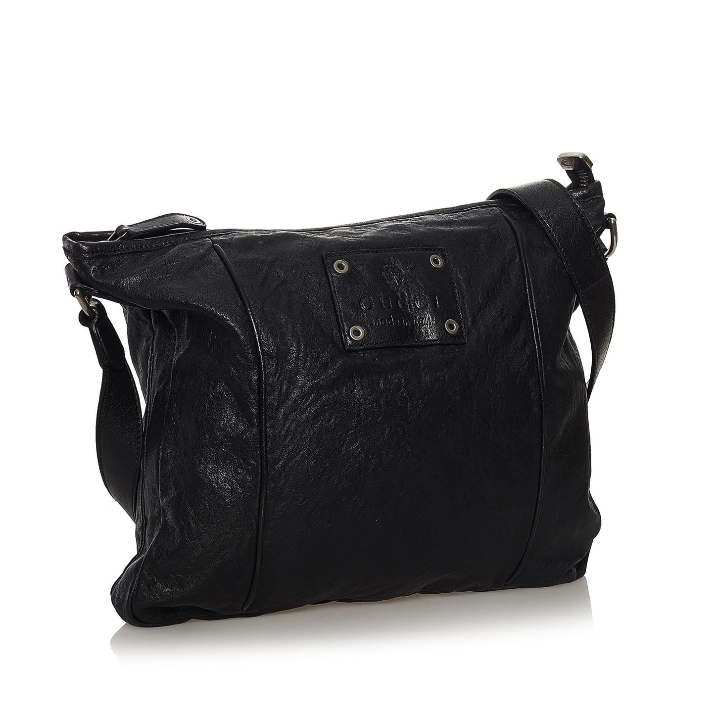 Gucci Hysteria SHG Leather Calf Black Crossbody Bag