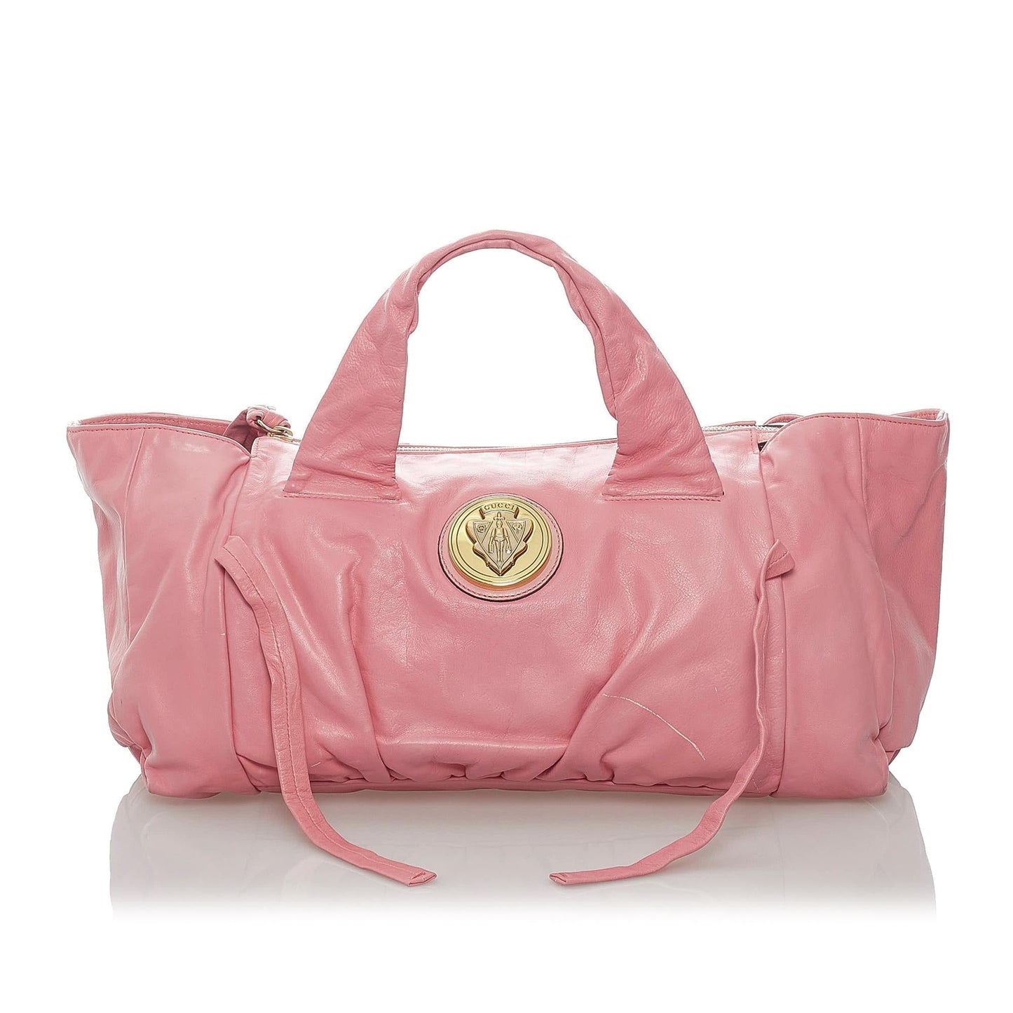 Gucci Hysteria SHG Leather Calf Pink Satchel Bag