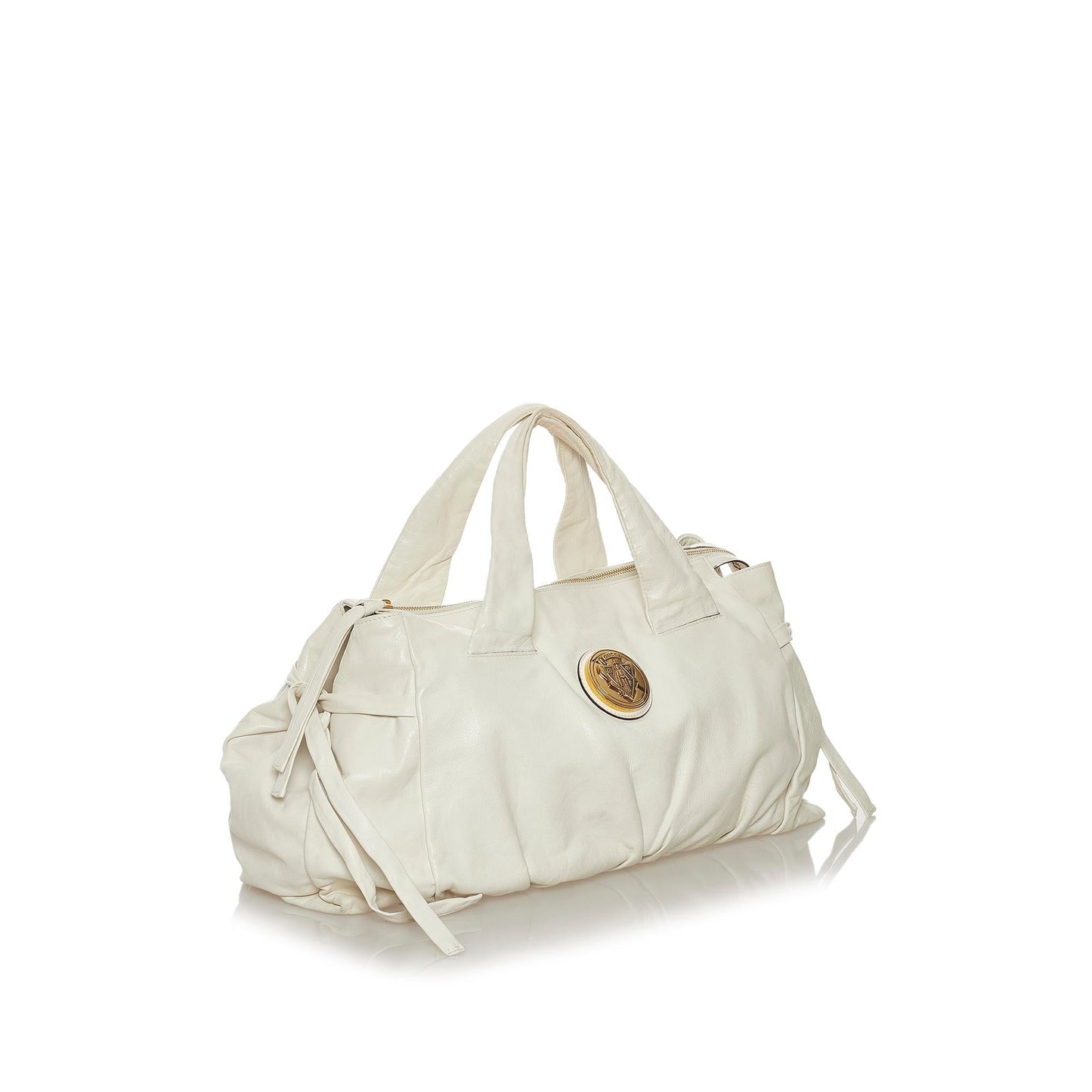 Gucci Hysteria SHG Leather Calf White Tote Bag Bag Shg