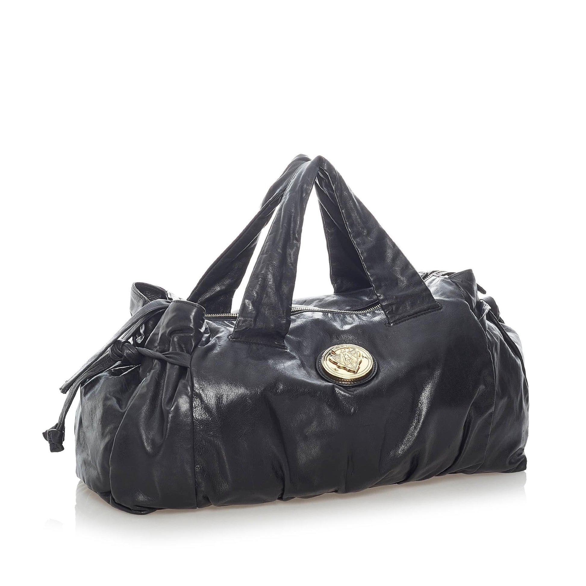 Gucci Hysteria SHG-JFQbMY Leather Calf Black Tote Bag
