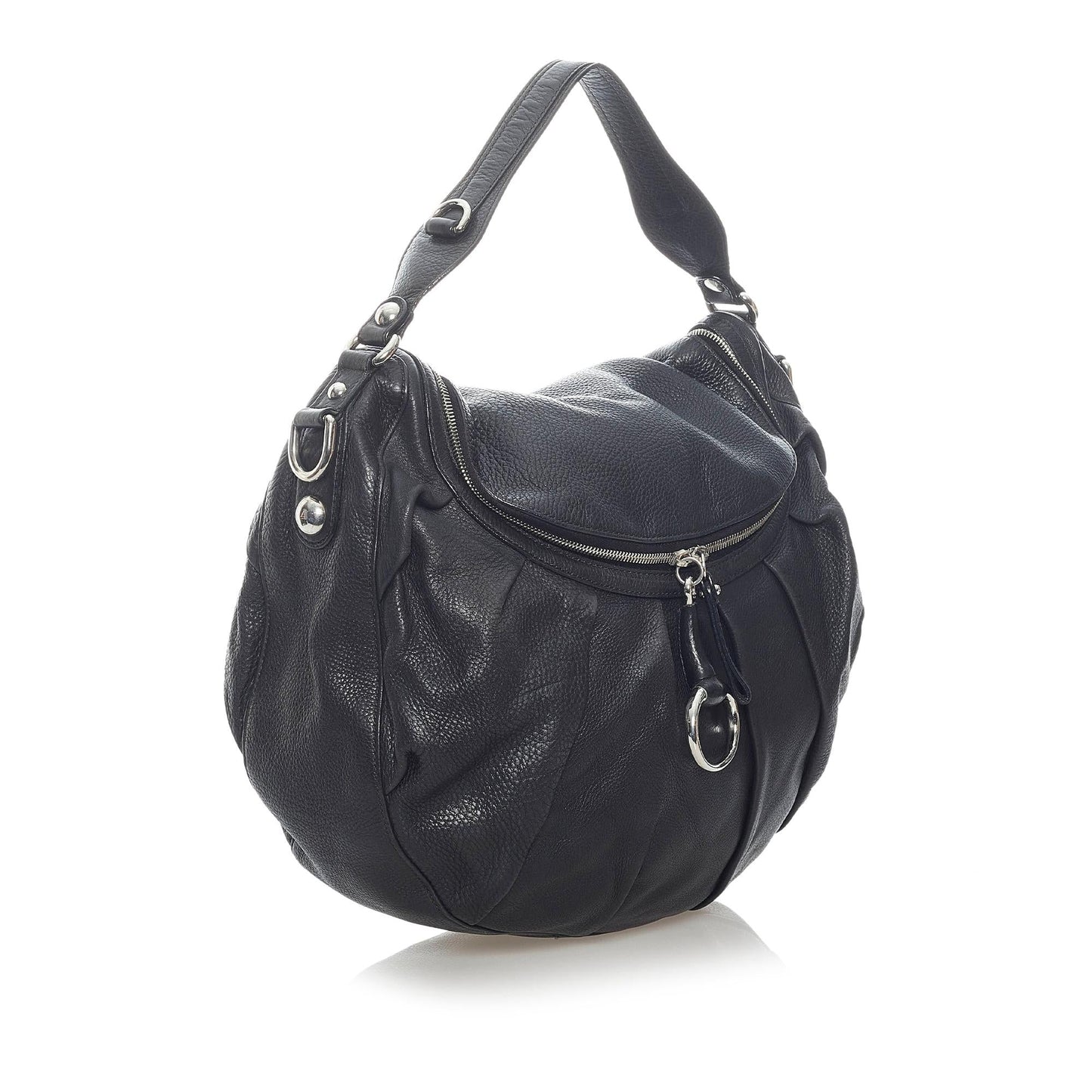 Gucci Icon Bit SHG Leather Calf Black Shoulder Bag