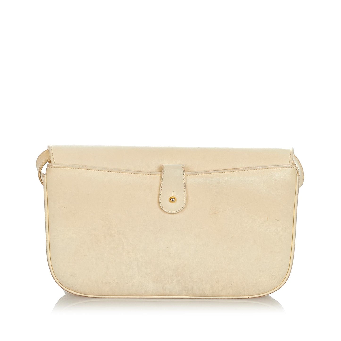 Gucci Interlocking G SHG Leather Calf White Crossbody Bag