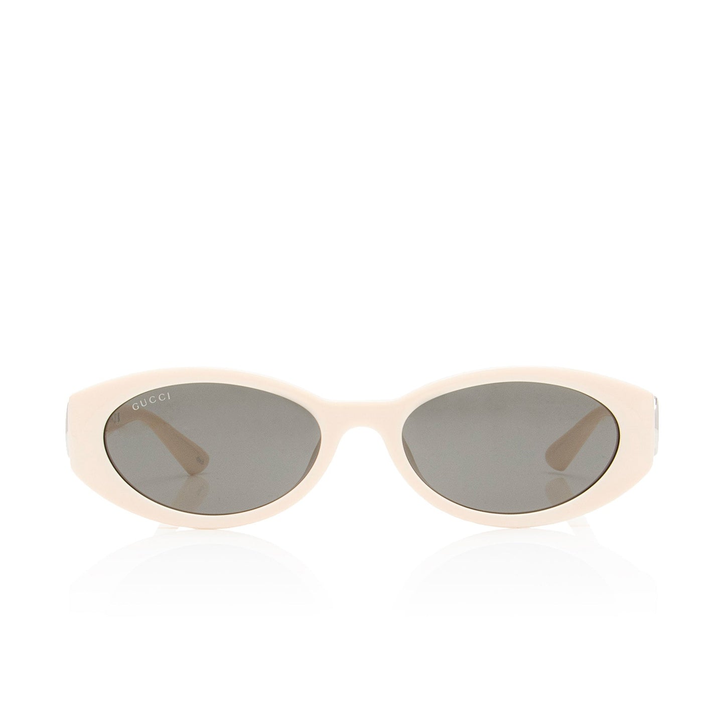 Gucci Interlocking G Oval Sunglasses Beige Accessory