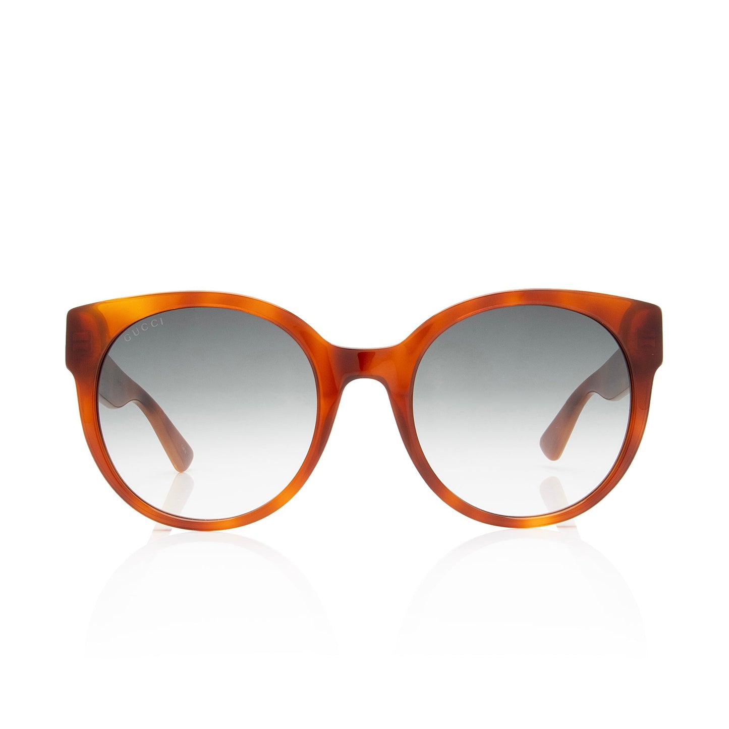 Gucci Interlocking G Round Cat Eye Brown Accessory