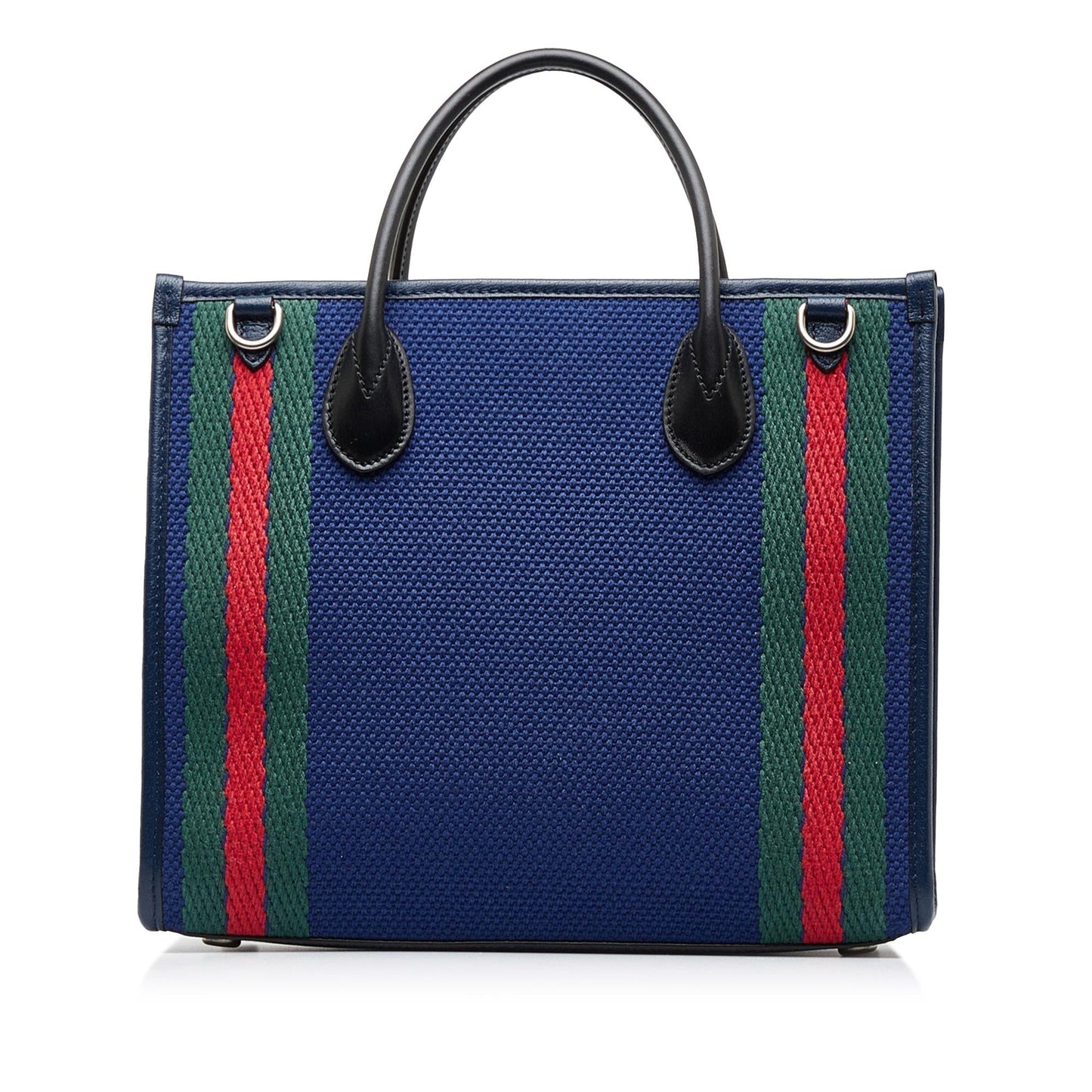 Gucci Interlocking G SHG-UF4TtK Canvas Blue Satchel Bag