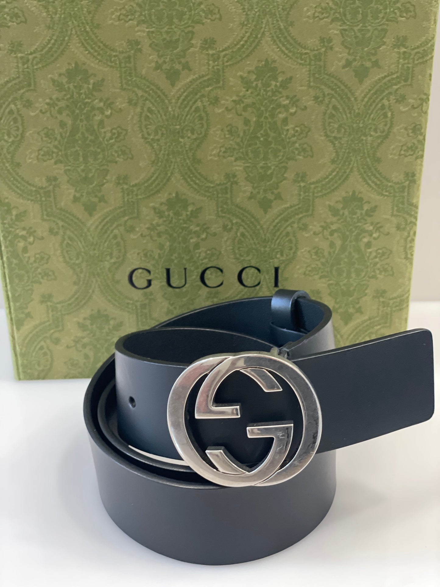 Gucci GG Leather Belt Leather Belt
