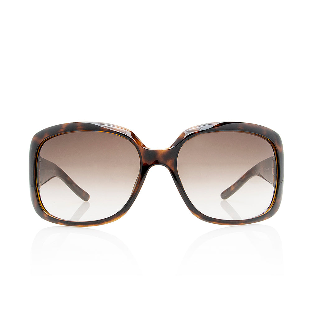 Gucci Interlocking GG Square Sunglasses SHF Brown Accessory