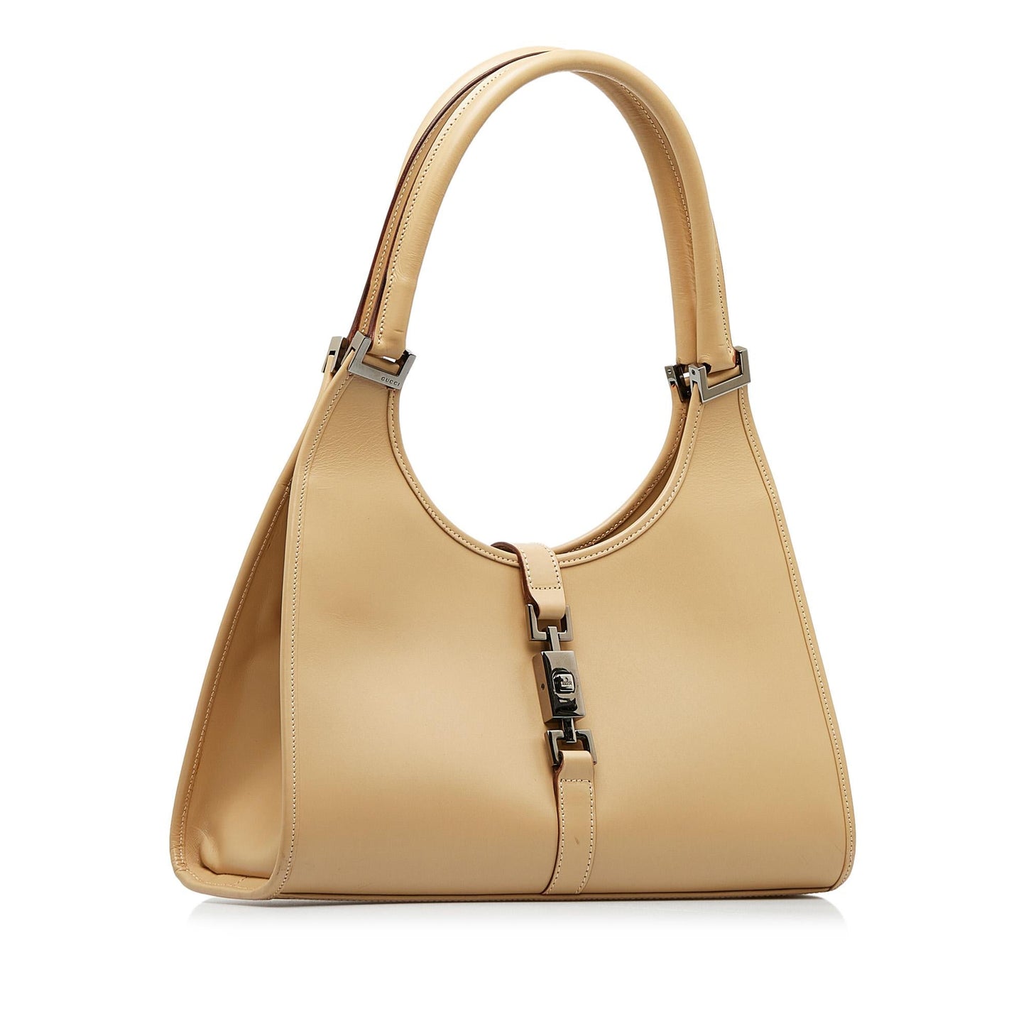 Gucci Jackie Bardot SHG-2o1ZrM Calf Brown Shoulder Bag