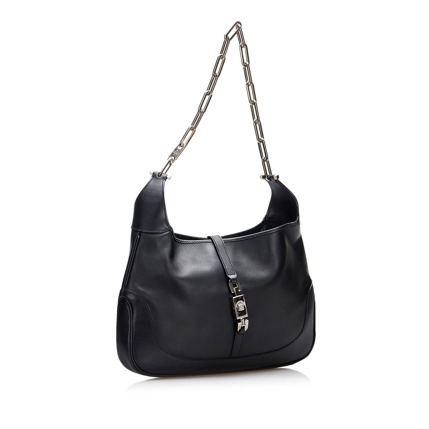 Gucci Jackie SHG-KkZfgV Calf Black Chain Shoulder Bag