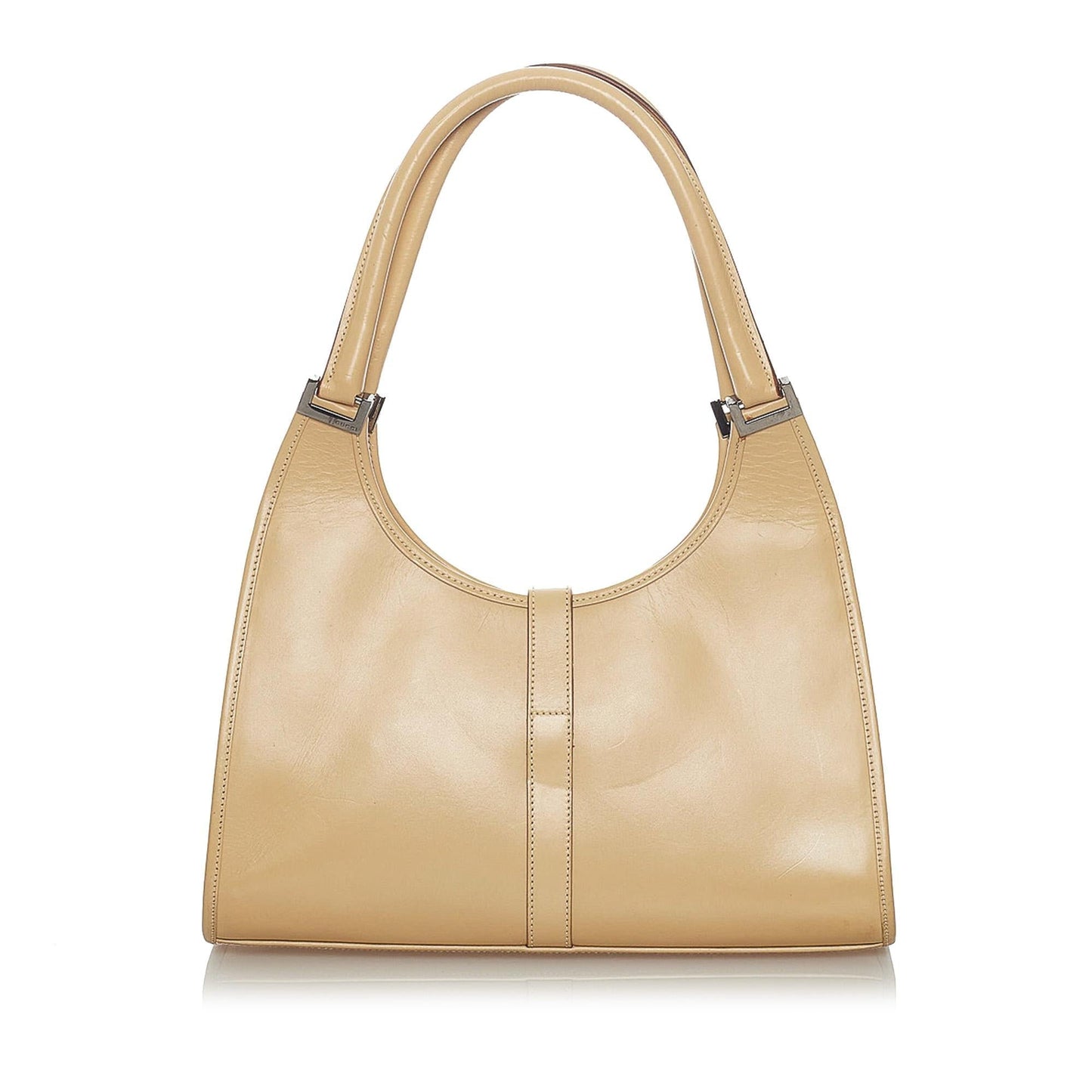 Gucci Jackie SHG Leather Calf Brown Satchel Bag