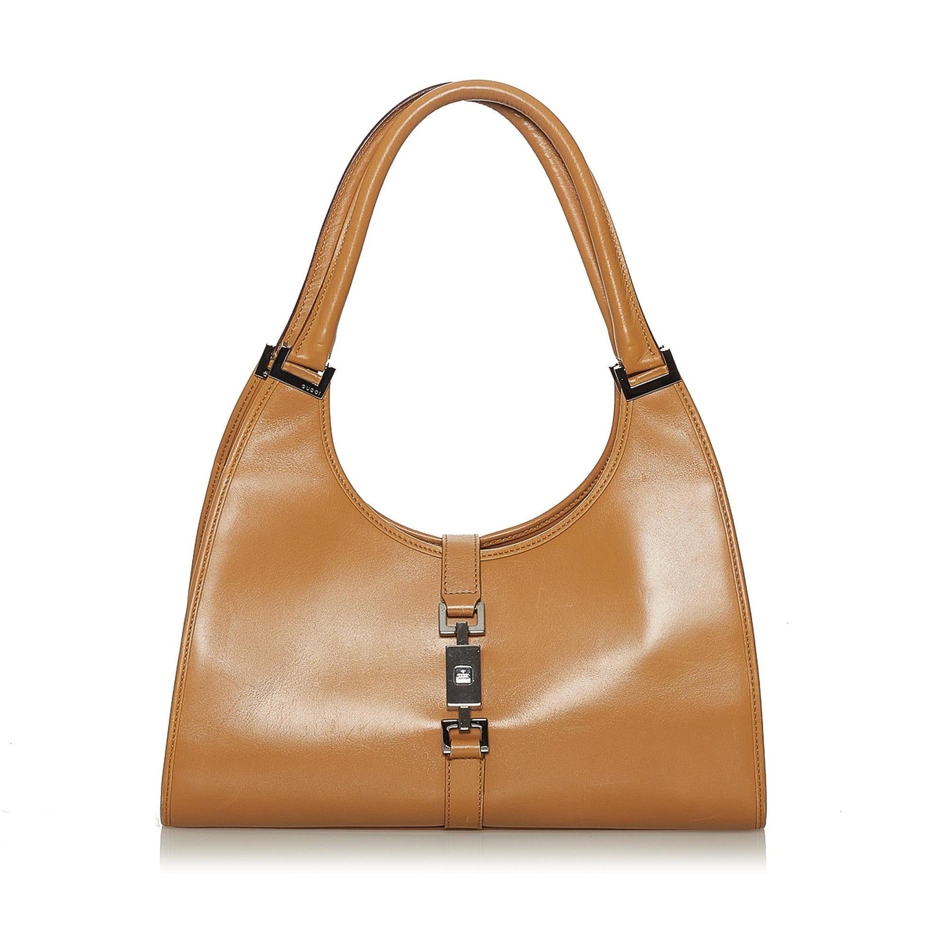 Gucci Jackie SHG Leather Calf Brown Shoulder Bag