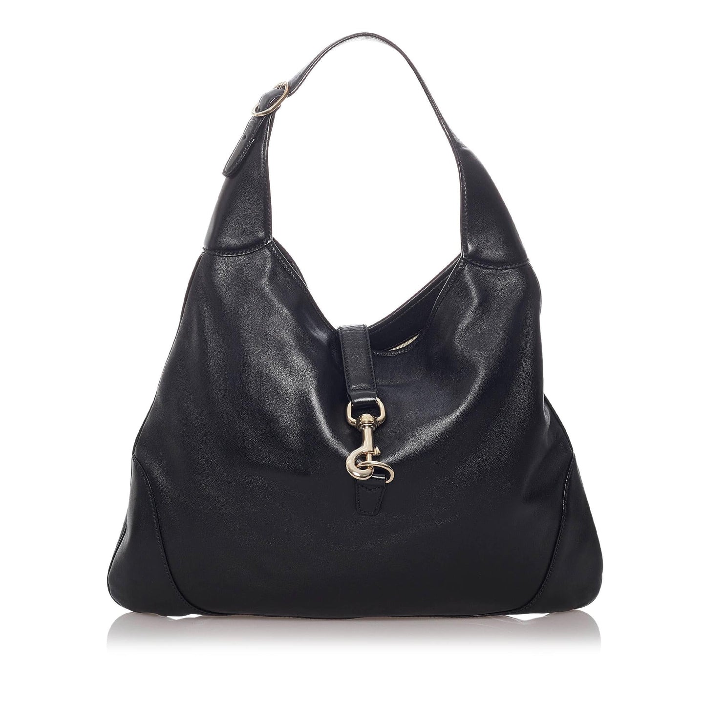 Gucci Jackie SHG Leather Calf Black Shoulder Bag Bag Shg