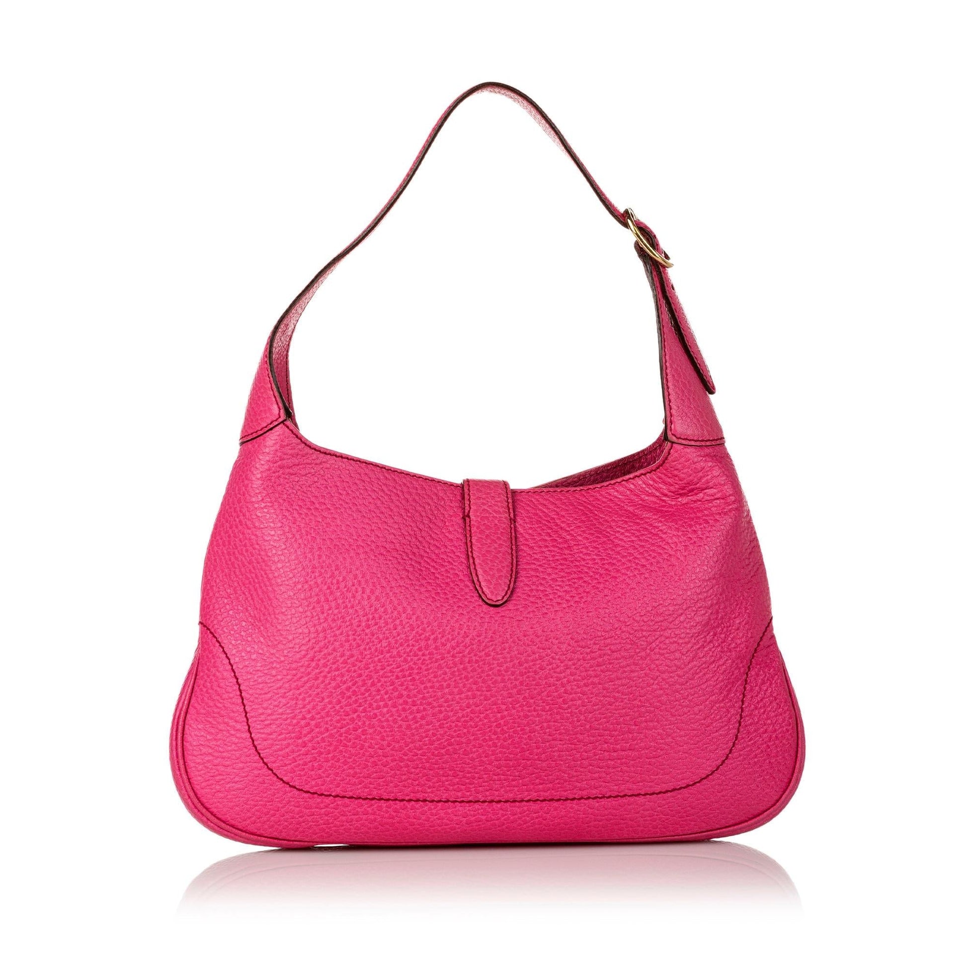 Gucci Jackie SHG Leather Calf Pink Shoulder Bag