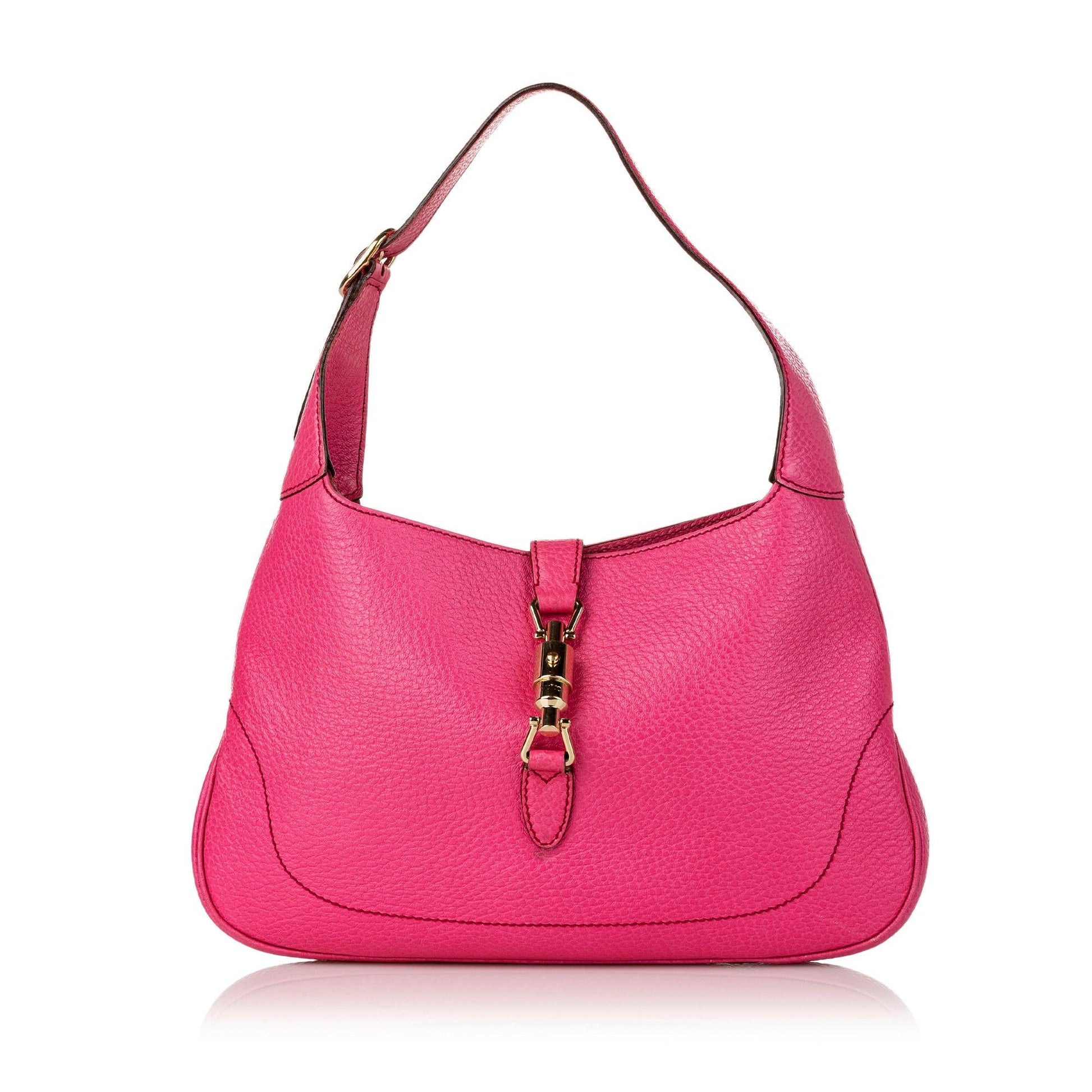 Gucci Jackie SHG Leather Calf Pink Shoulder Bag