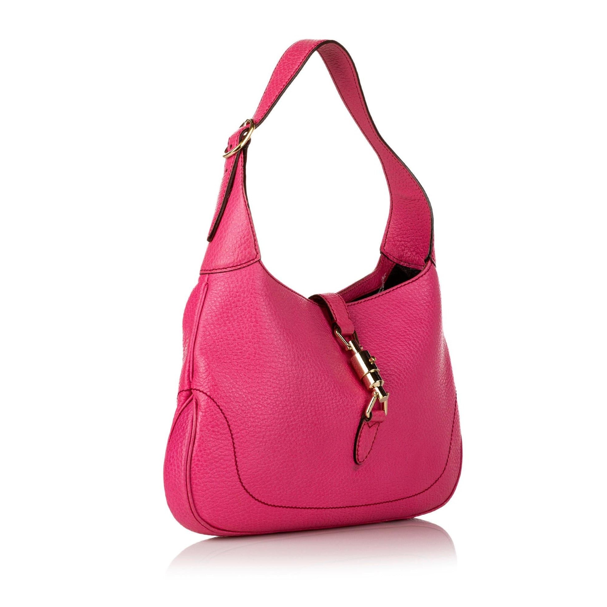 Gucci Jackie SHG Leather Calf Pink Shoulder Bag