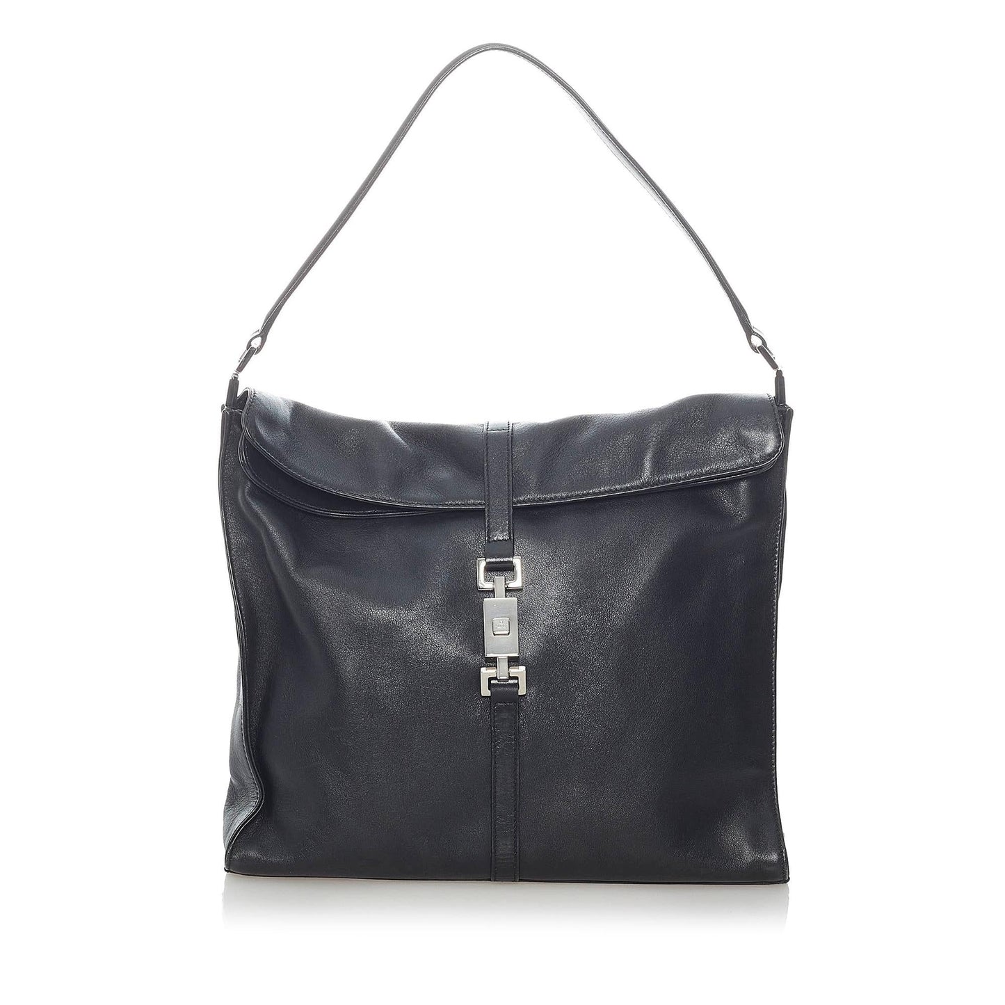 Gucci Jackie SHG Leather Calf Black Shoulder Bag 4