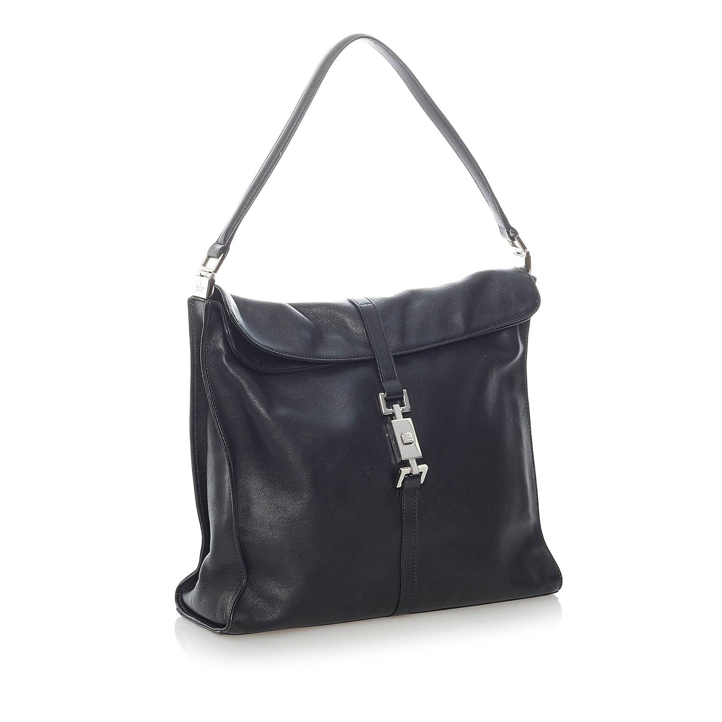 Gucci Jackie SHG Leather Calf Black Shoulder Bag 4