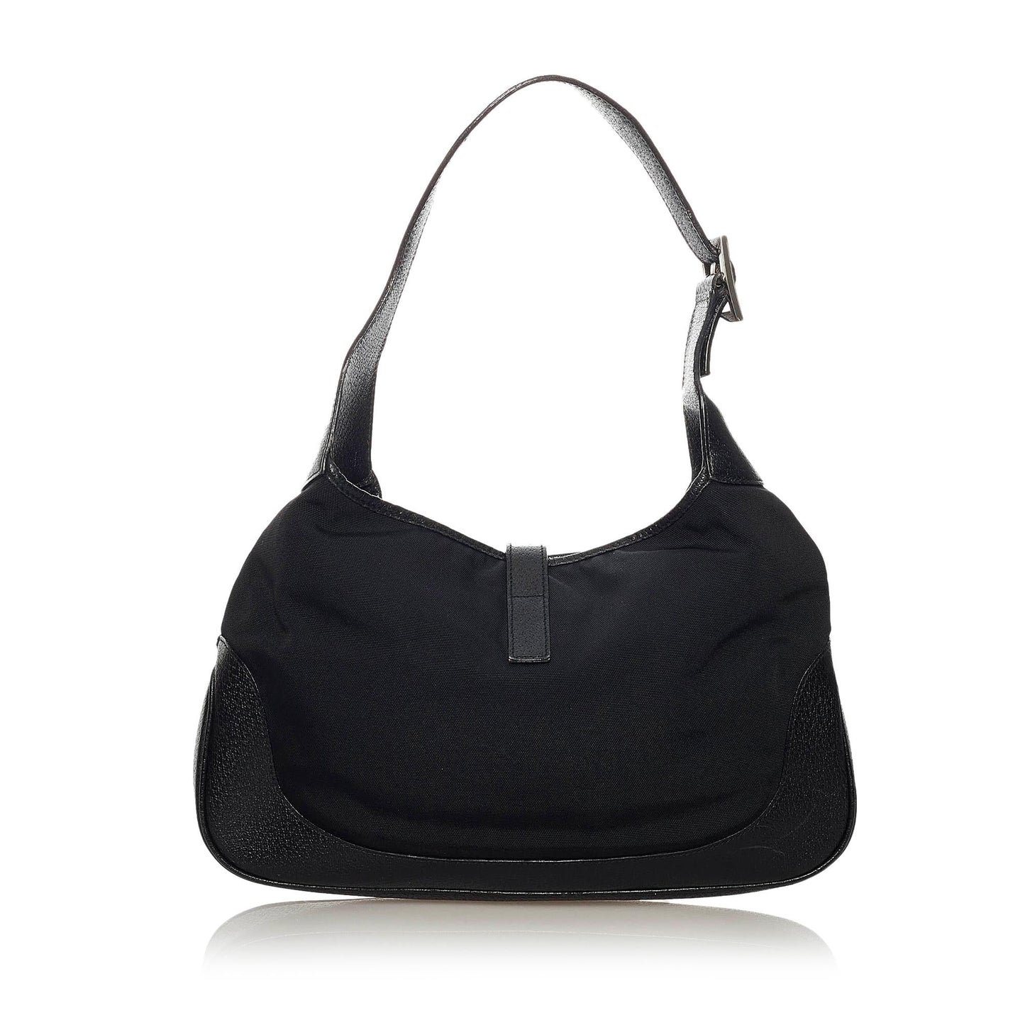 Gucci Jackie SHG Nylon Calf Black Shoulder Bag Bag Shg
