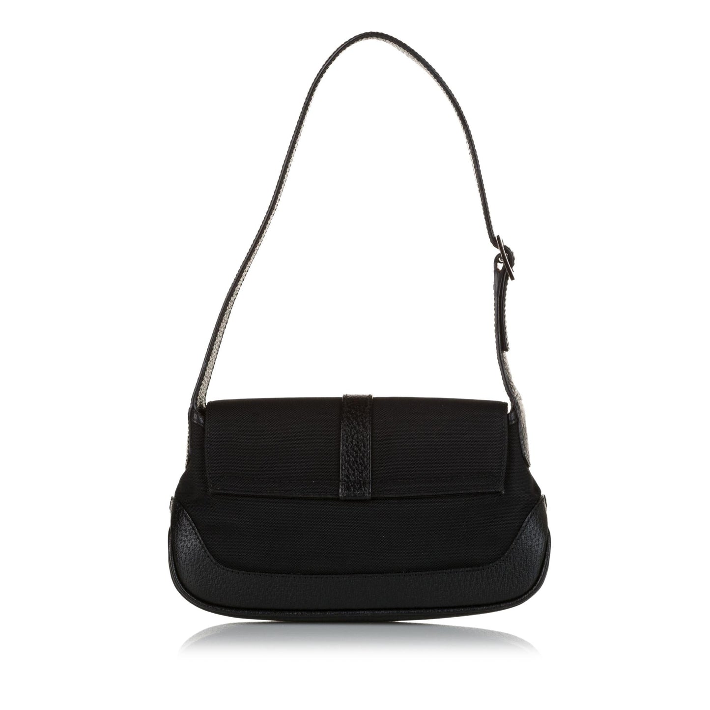 Gucci Jackie SHG Nylon Calf Black Shoulder Bag