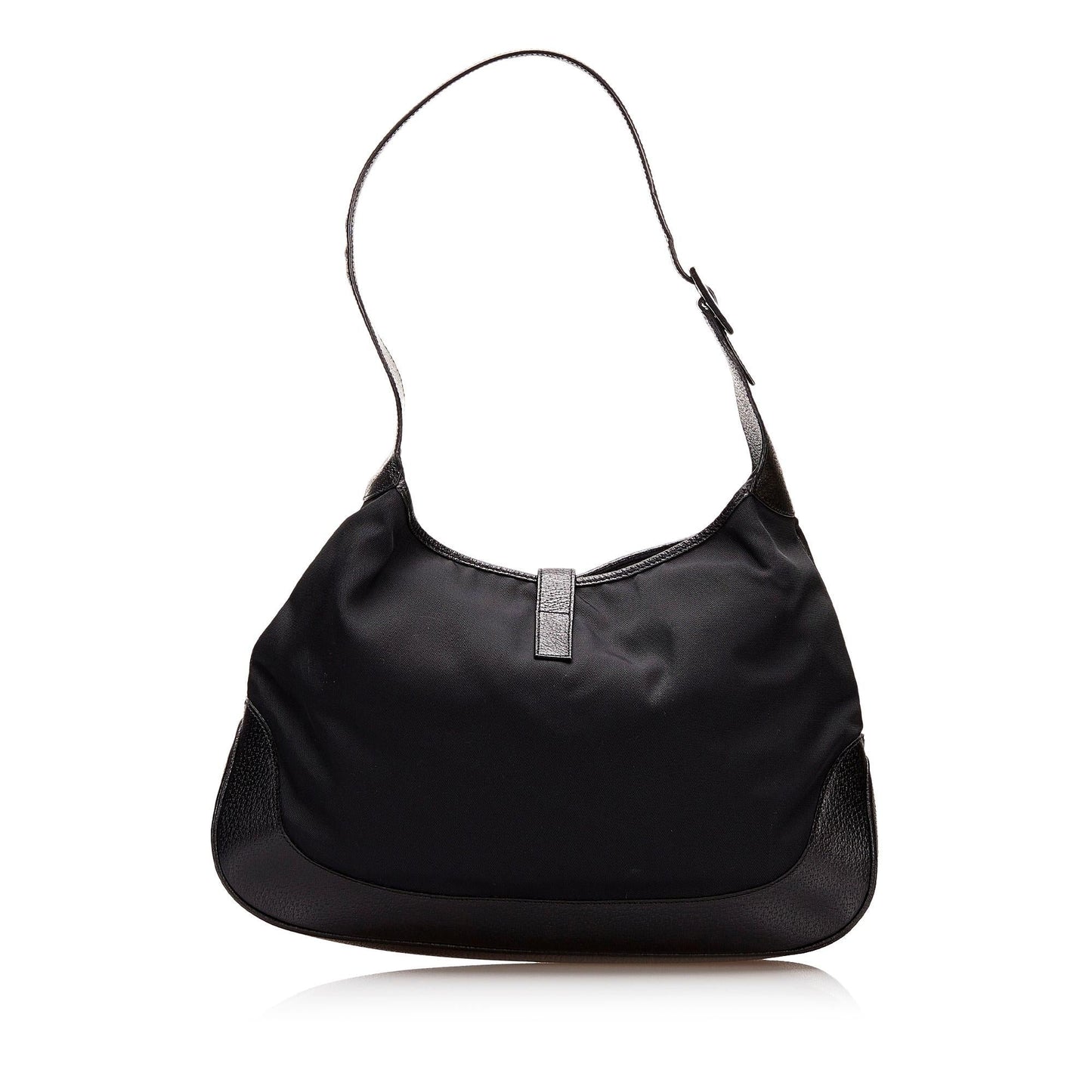 Gucci Jackie SHG Nylon Black Shoulder Bag