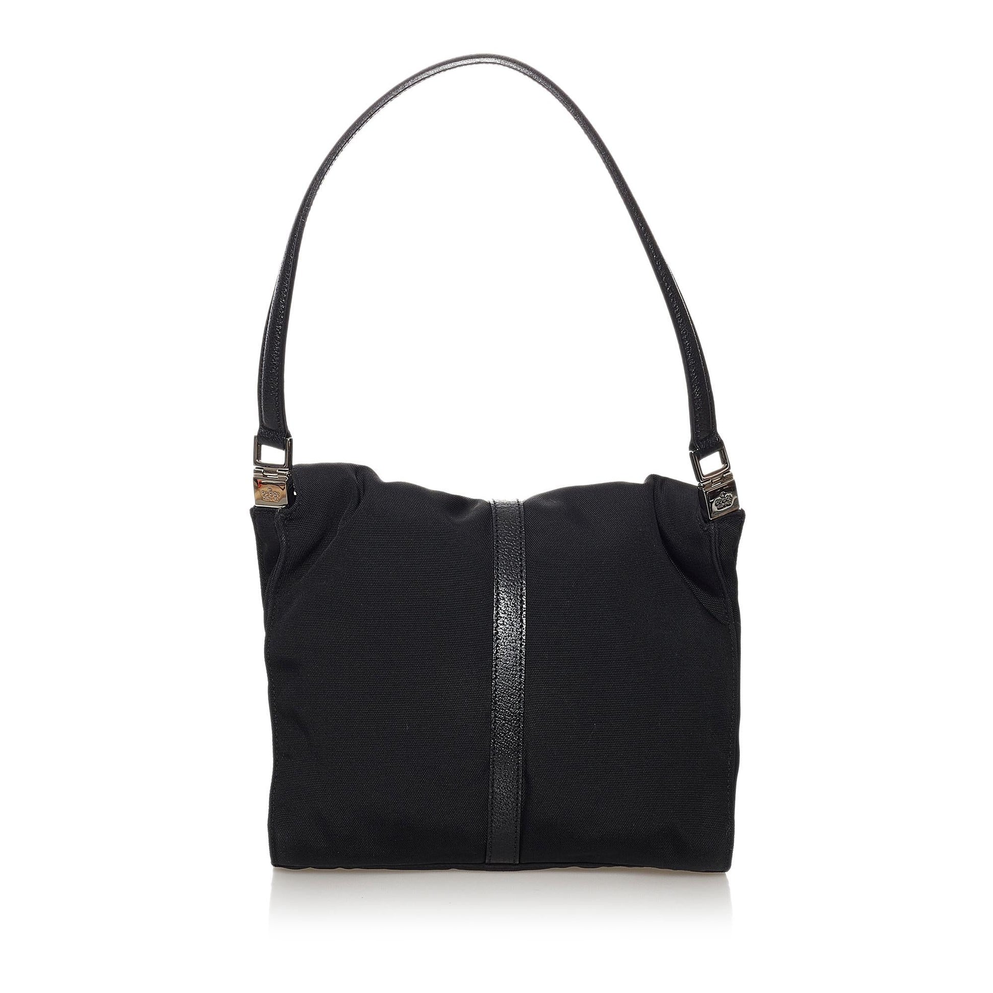 Gucci Jackie SHG Nylon Black Shoulder Bag Bag Shg