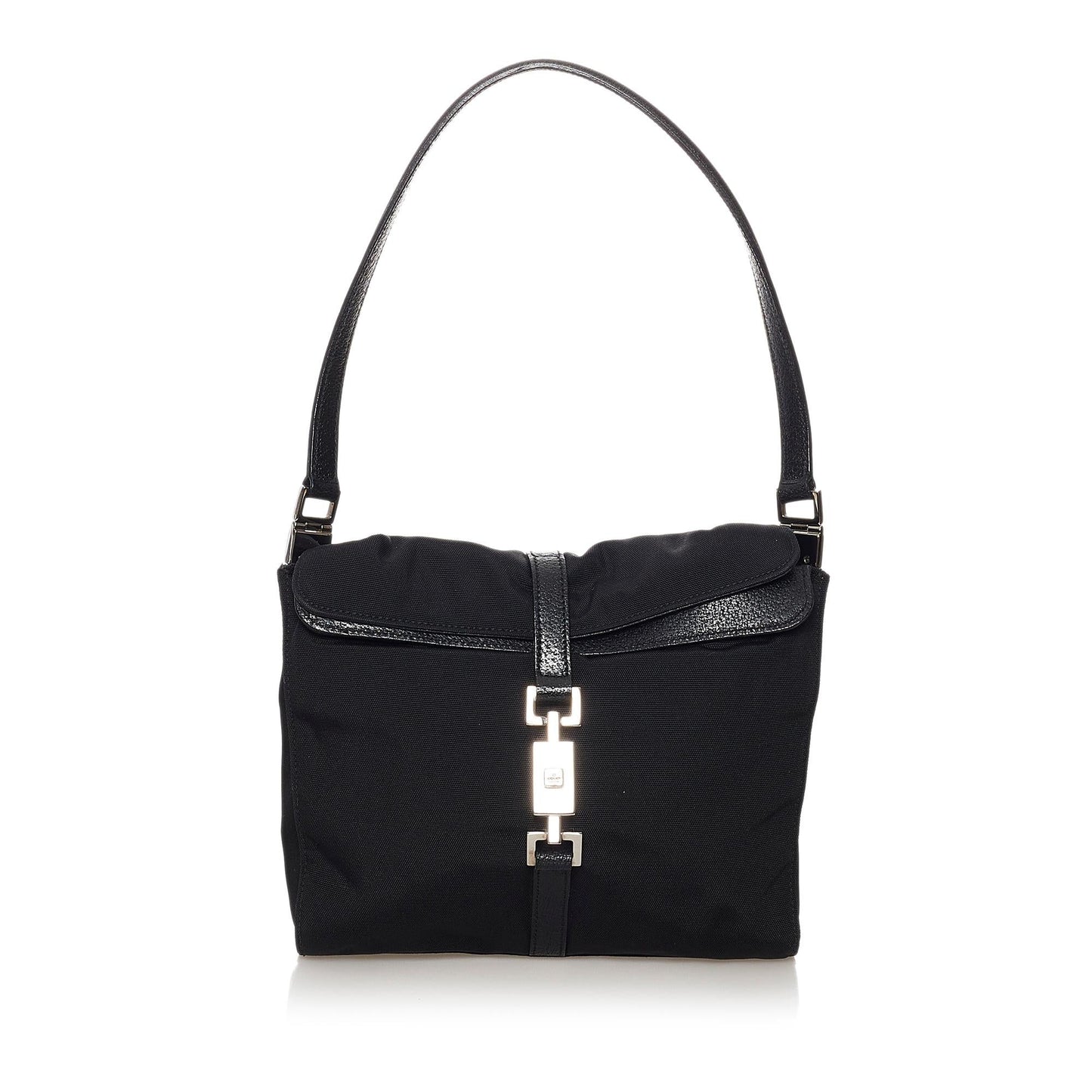 Gucci Jackie SHG Nylon Black Shoulder Bag Bag Shg