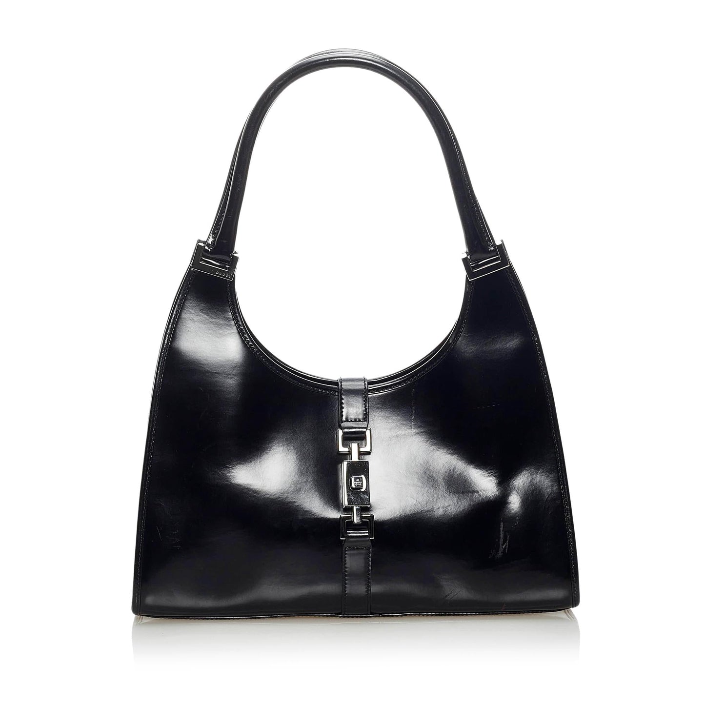 Gucci Jackie O SHG Calf Black Shoulder Bag