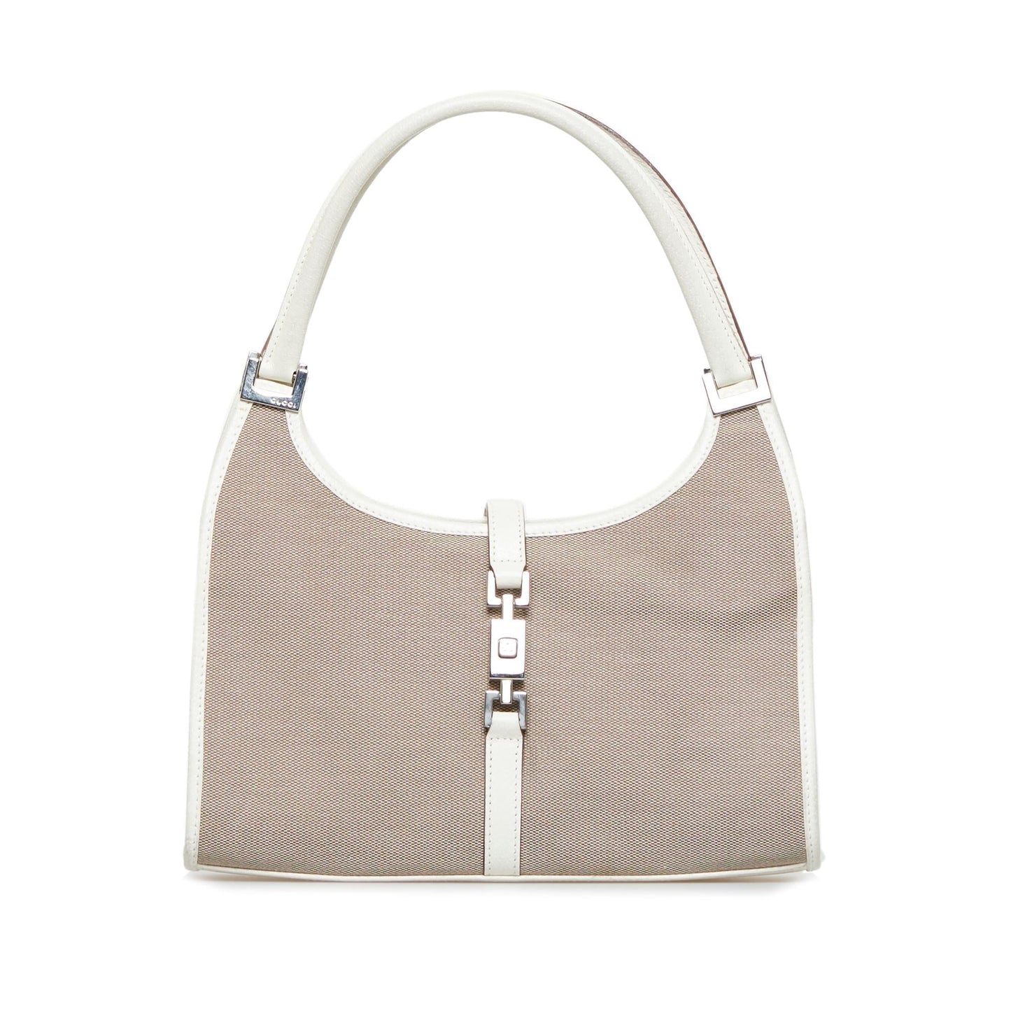 Gucci Jackie O SHG-EnwhlJ Canvas Brown Shoulder Bag