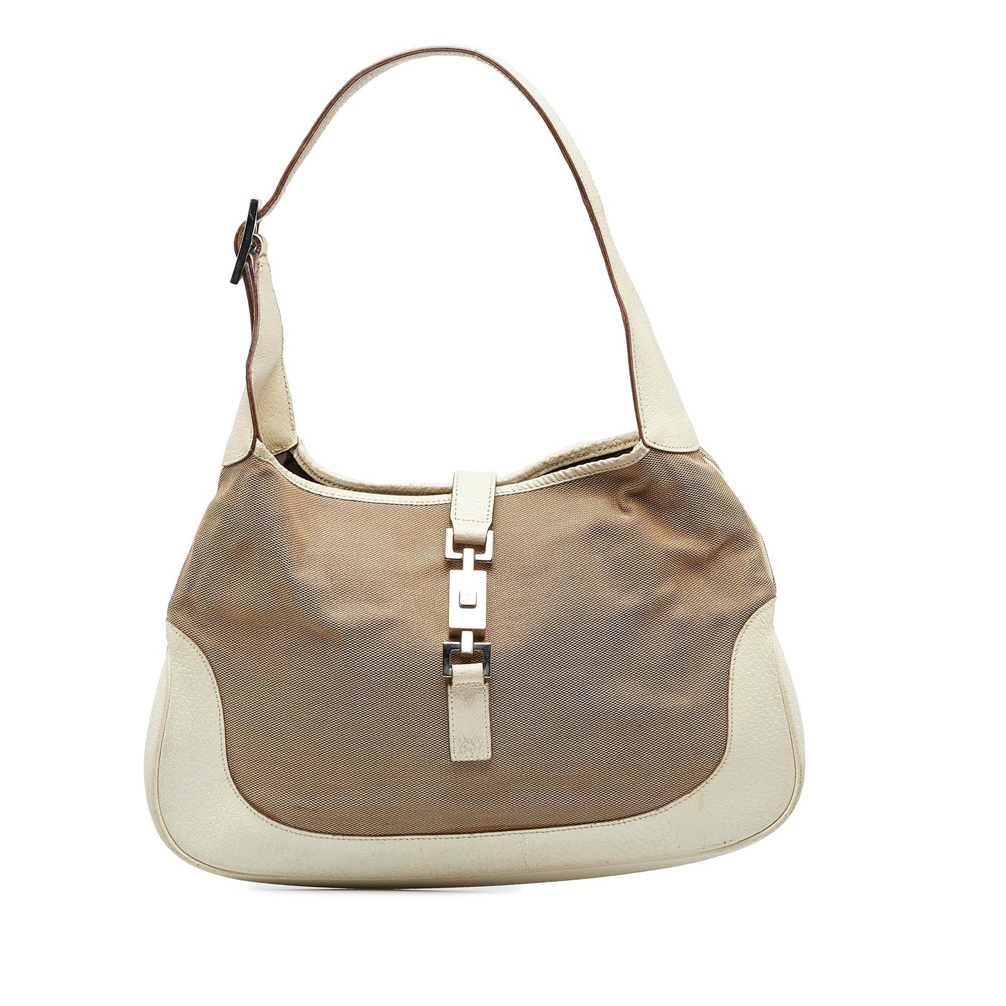 Gucci Jackie SHG-BapEsv Canvas Brown Shoulder Bag