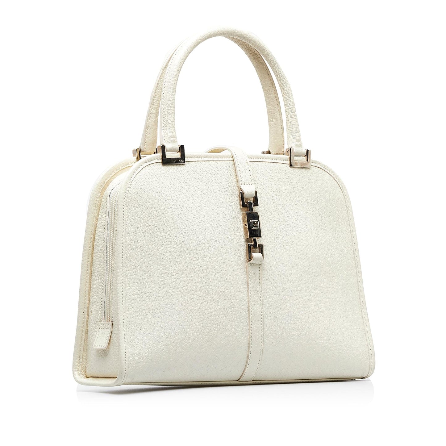 Gucci Jackie SHG-gyI4f5 Calf White Satchel Bag