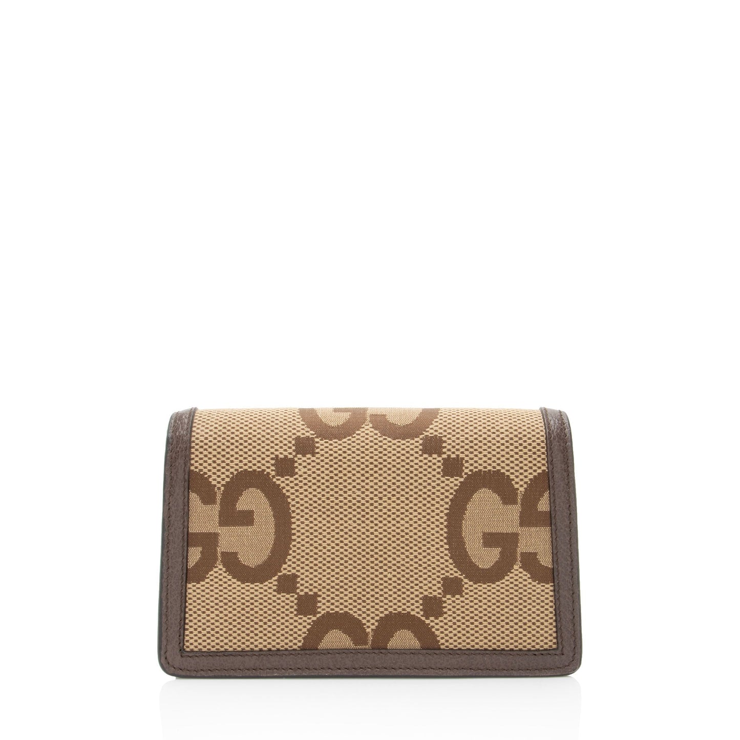 Gucci Jumbo GG Dionysus Leather Canvas Brown Mini Crossbody Bag