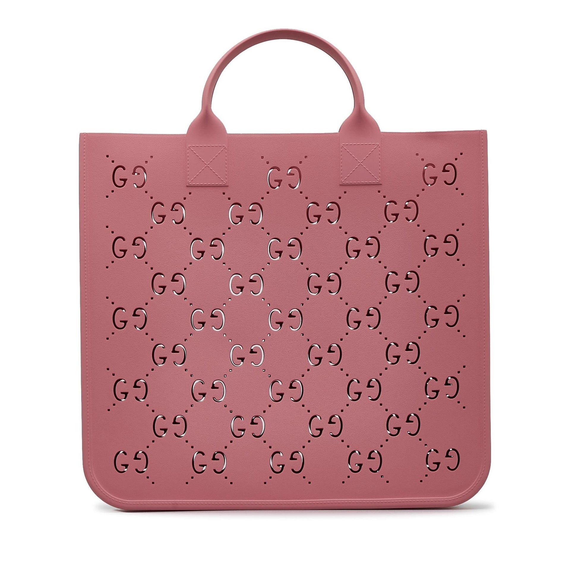Gucci Kids' GG Rubber SHG-GPFO9q Pink Tote Bag