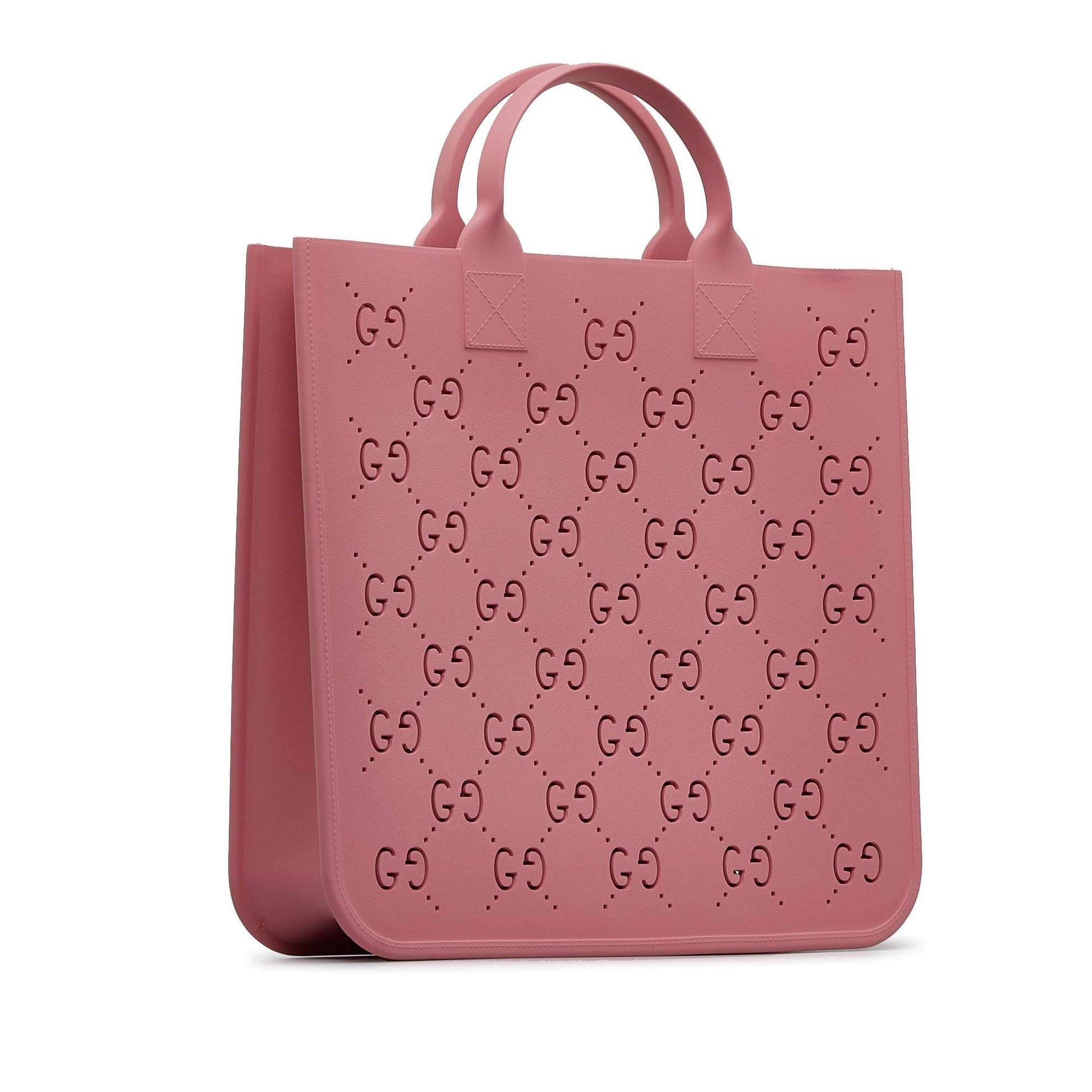 Gucci Kids' GG Rubber SHG-GPFO9q Pink Tote Bag