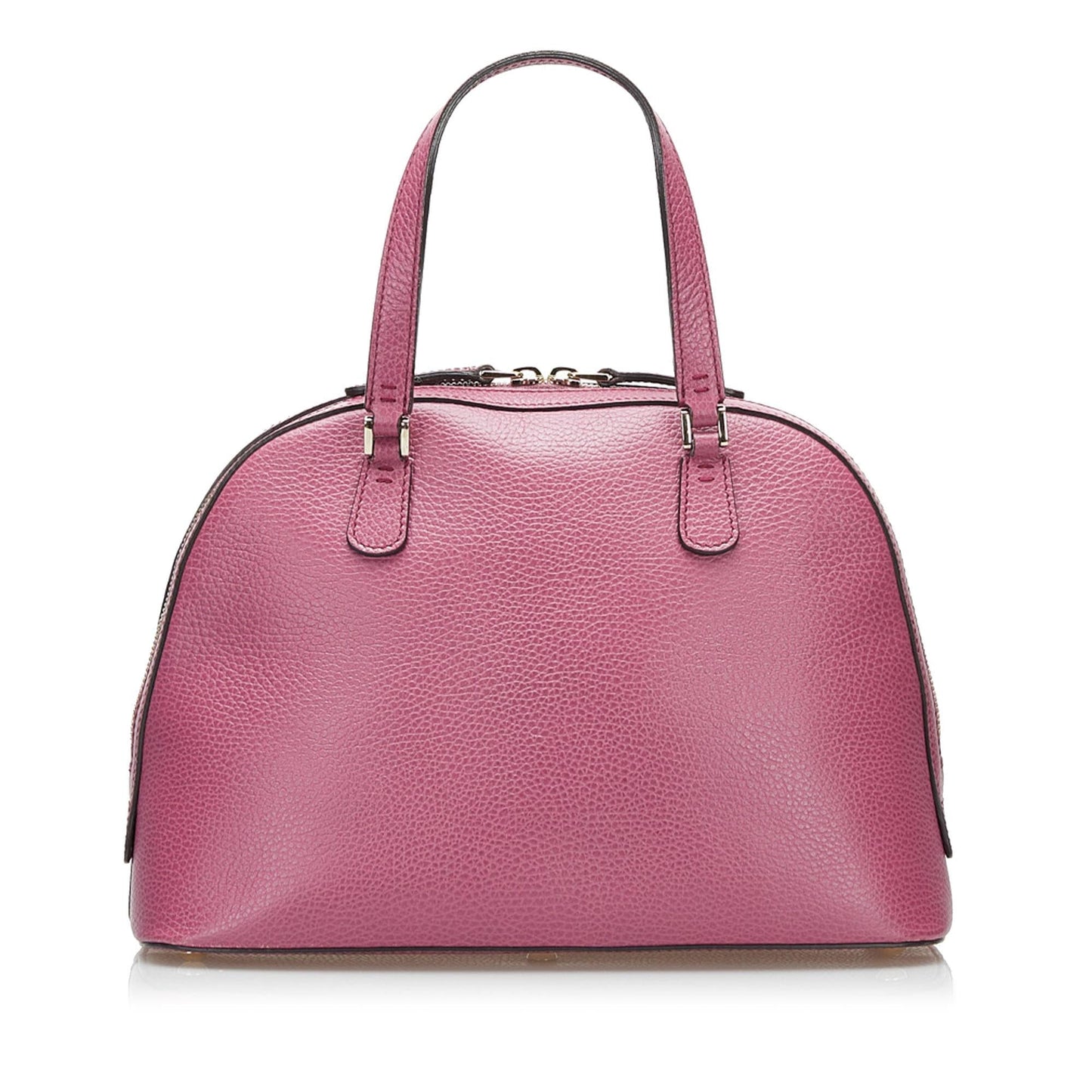 Gucci Lady Dollar Dome SHG Leather Calf Pink Satchel Bag