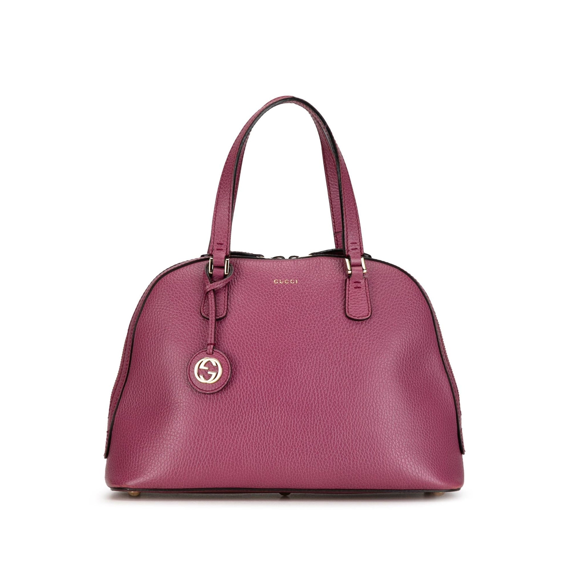 Gucci Lady Dollar Dome SHG-IiN531 Calf Satchel Bag