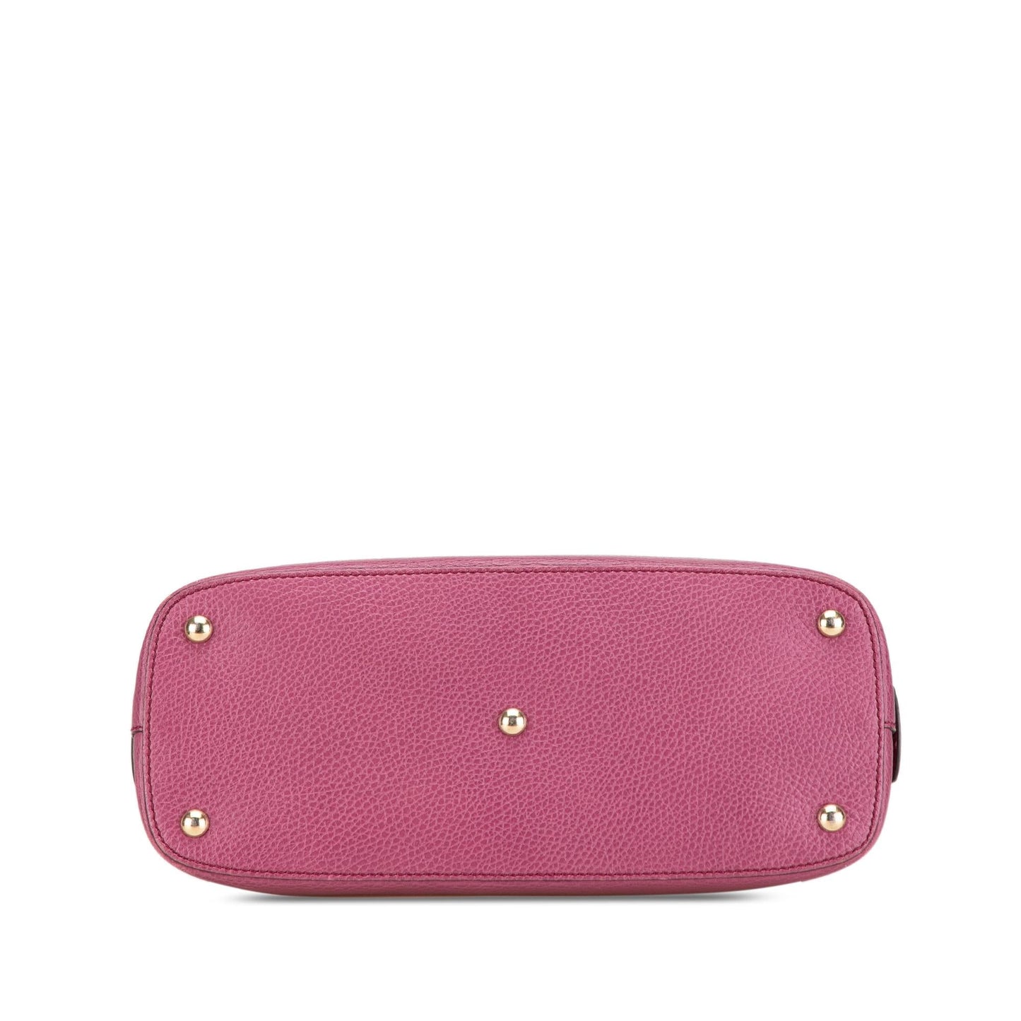 Gucci Lady Dollar Dome Calf Satchel Bag
