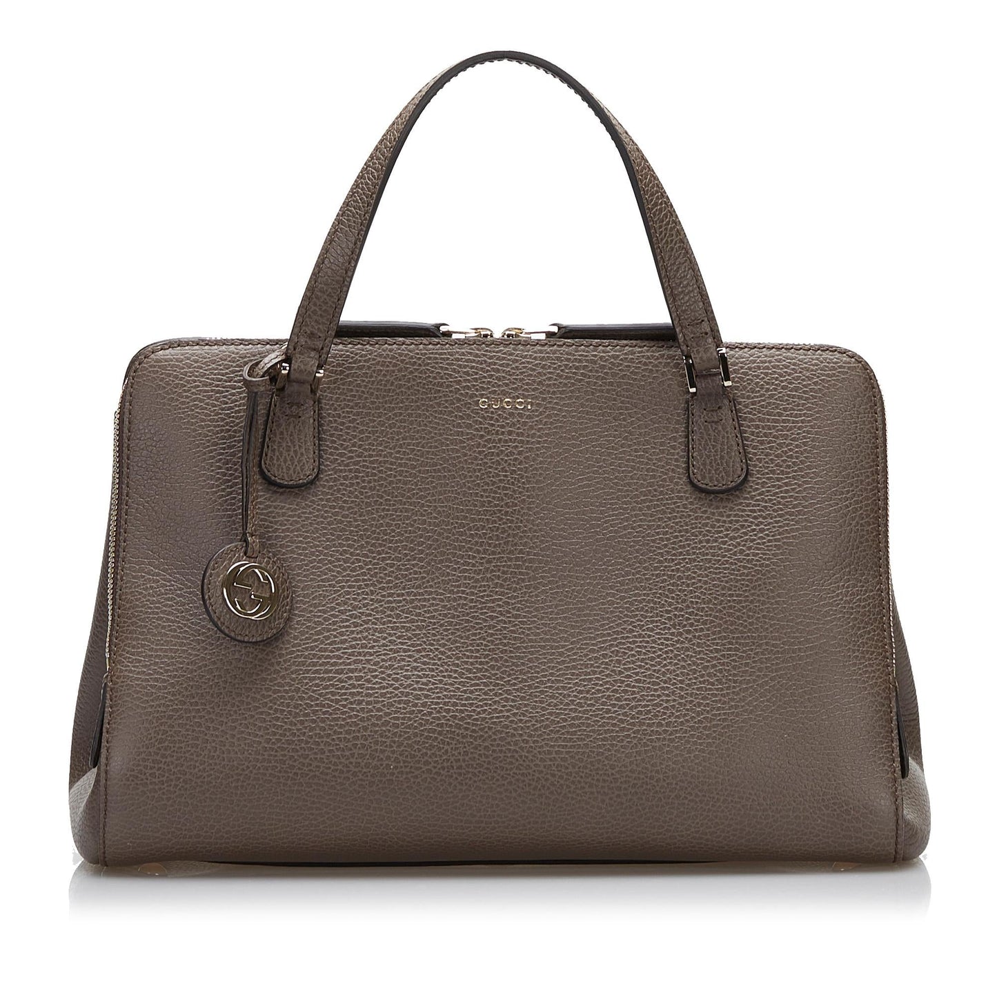 Gucci Lady Dollar SHG Calf Brown Satchel Bag