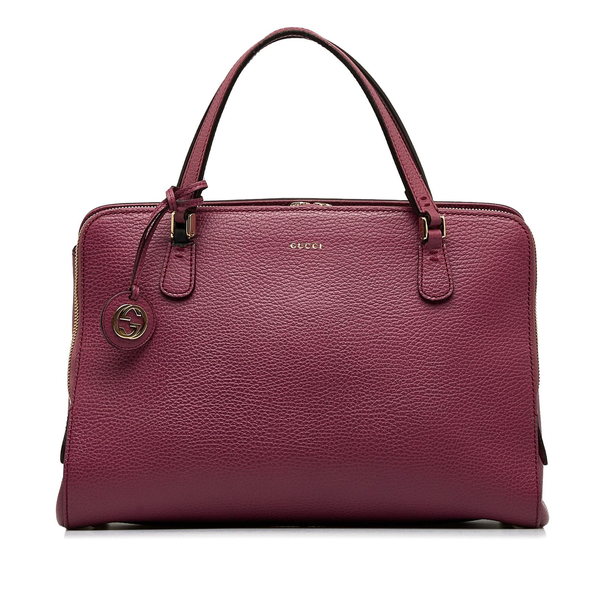 Gucci Lady Dollar Calf Pink Satchel Bag Shg Esfqab