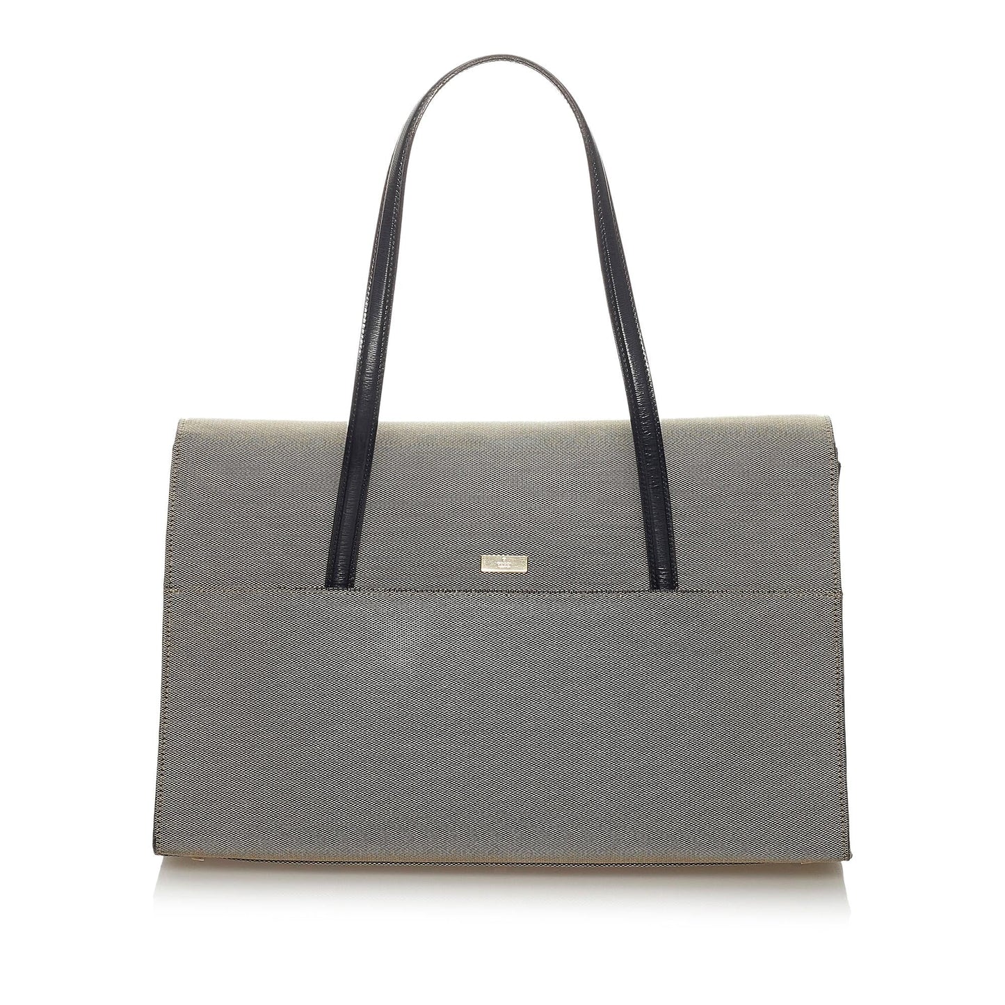 Gucci Lady Lock SHG Canvas Black Grey Tote Bag