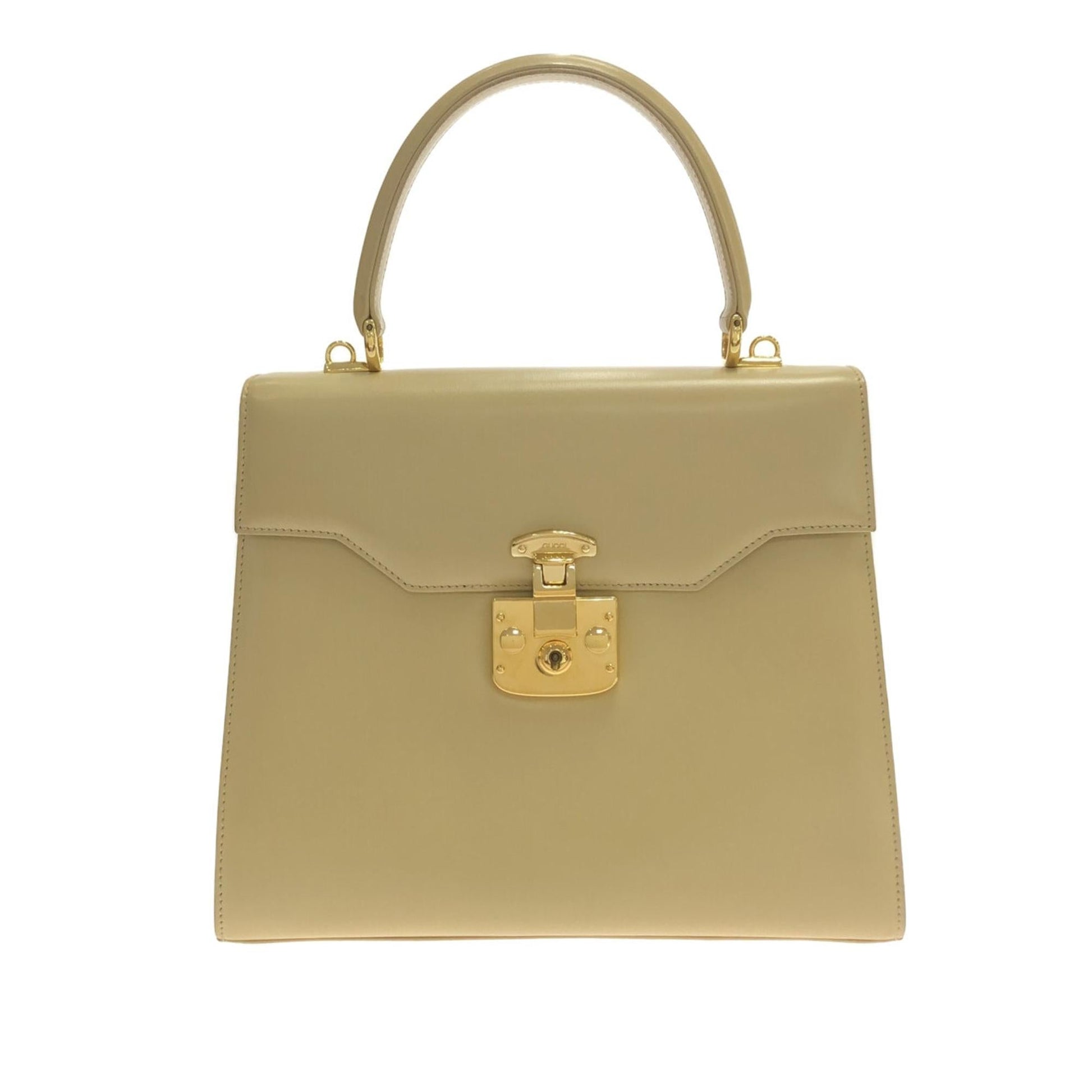 Gucci Lady Lock SHG-CRdO0t Calf Brown Satchel Bag
