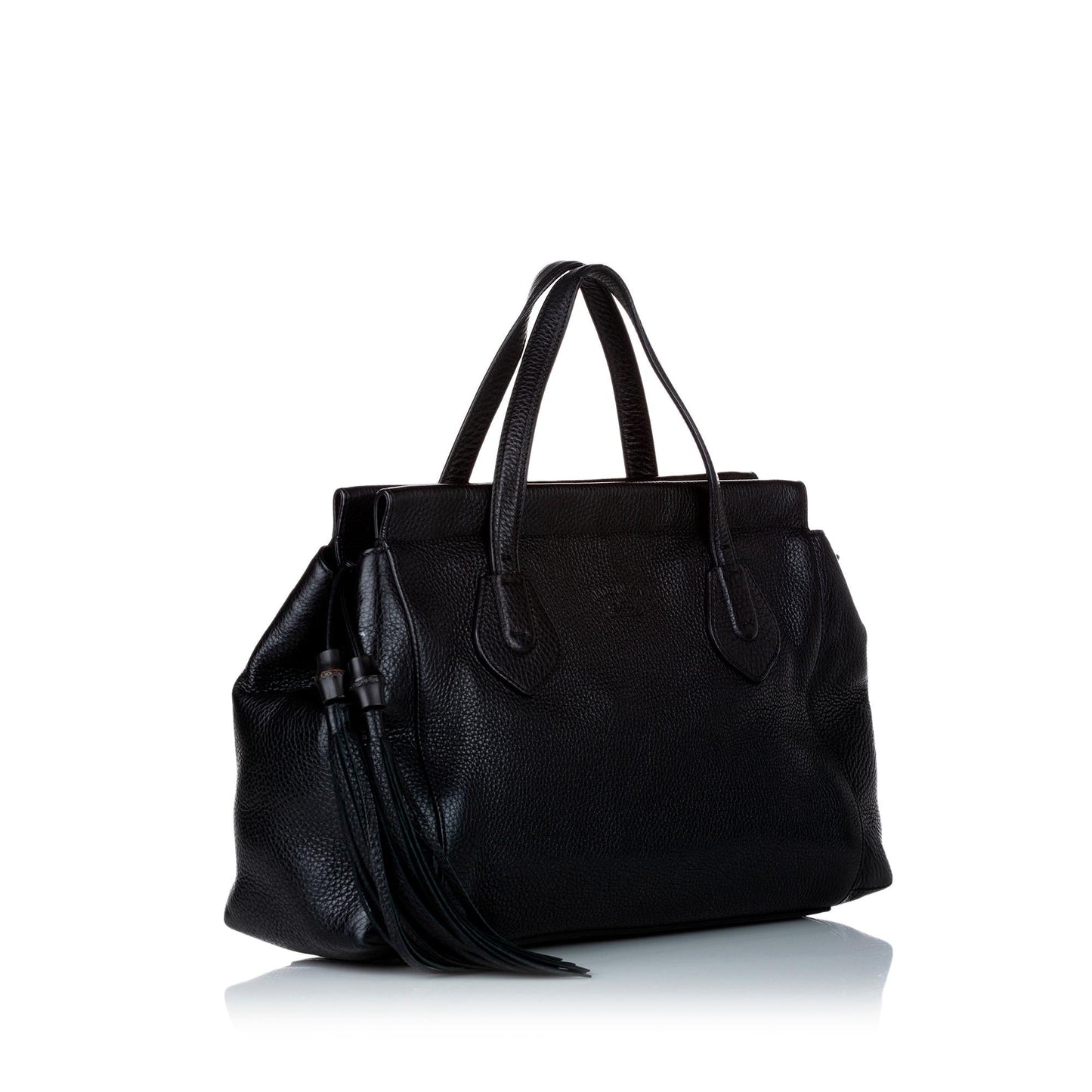 Gucci Lady Tassel SHG Calf Black Tote Bag