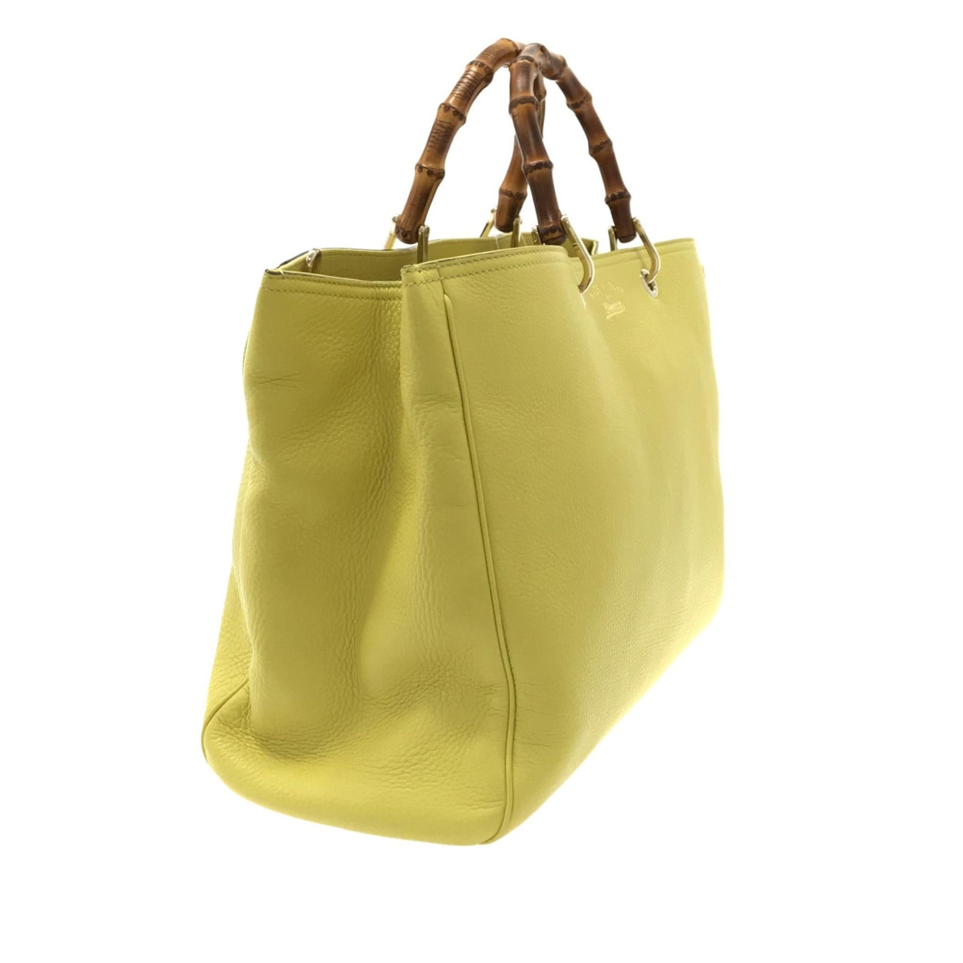 Gucci Bamboo Shopper SHG-XEWg8B Calf Large Satchel Bag